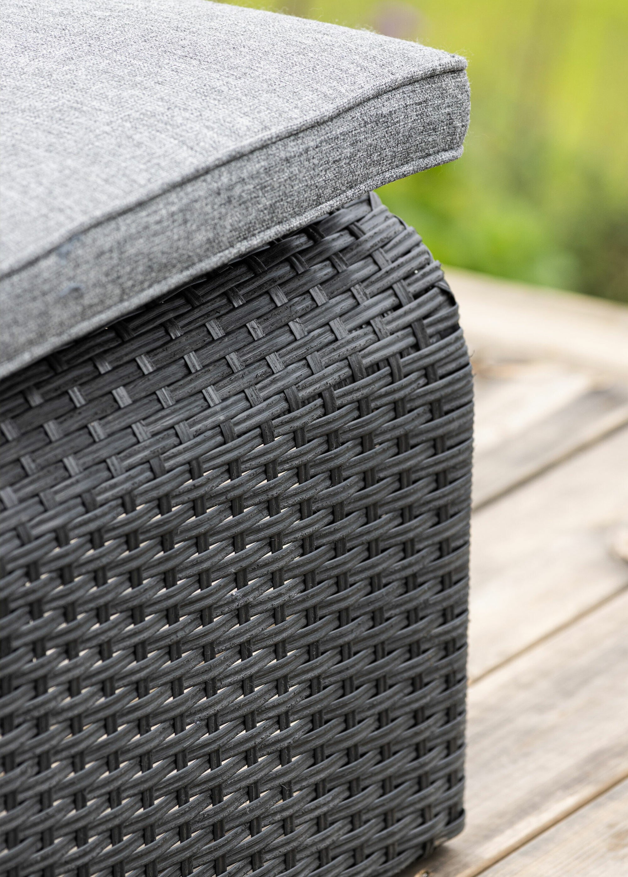 Transat bain de soleil pour 2 personnes NOIR VEN-6983-100 DE2