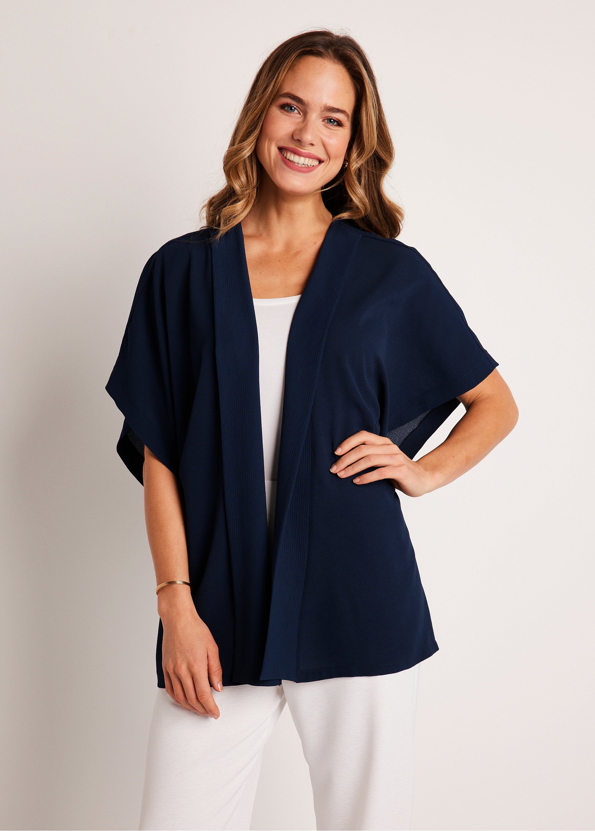 Veste longue légère fluide