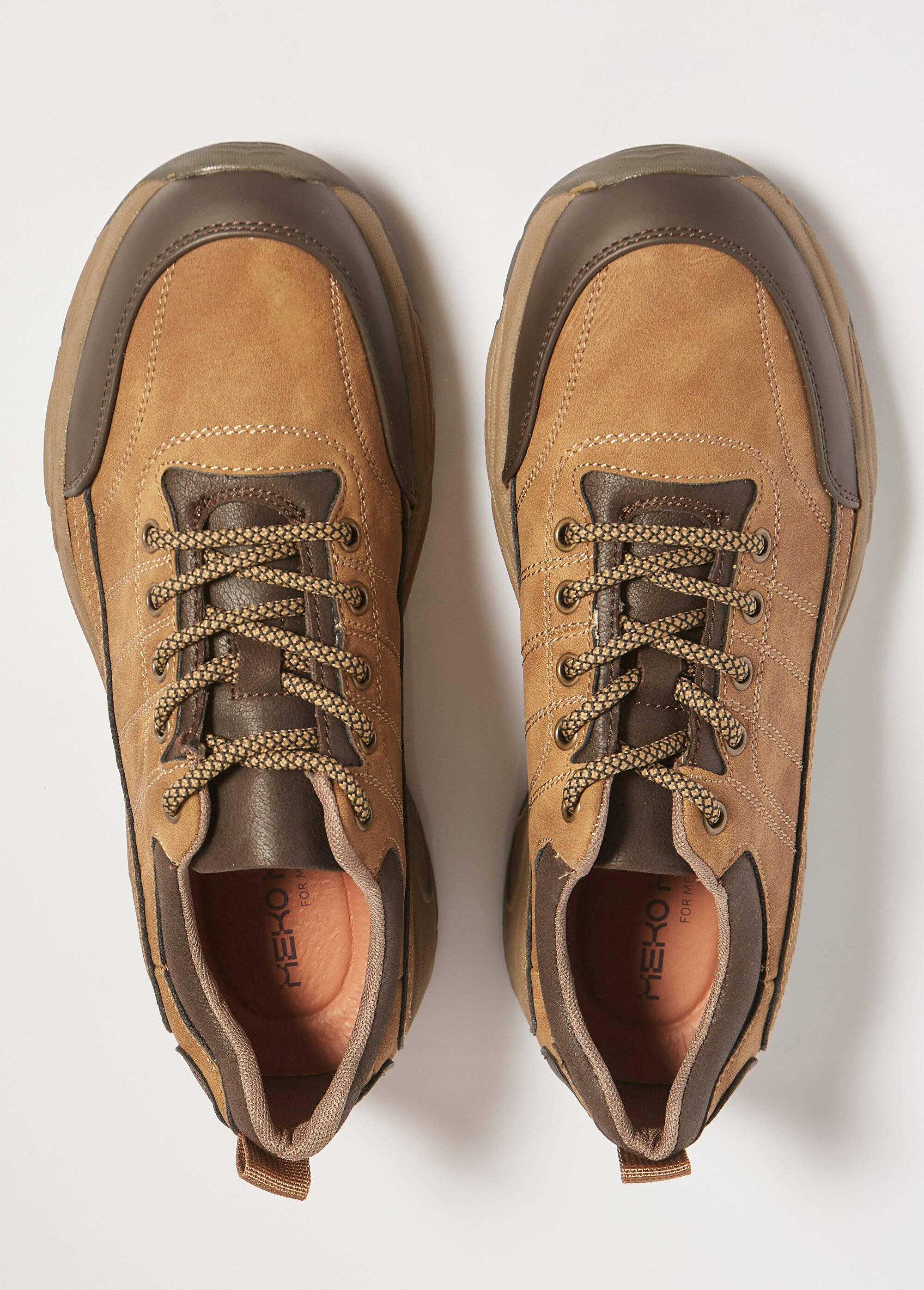 Baskets plein air style sportswear Homme Marron YIM721 OV1