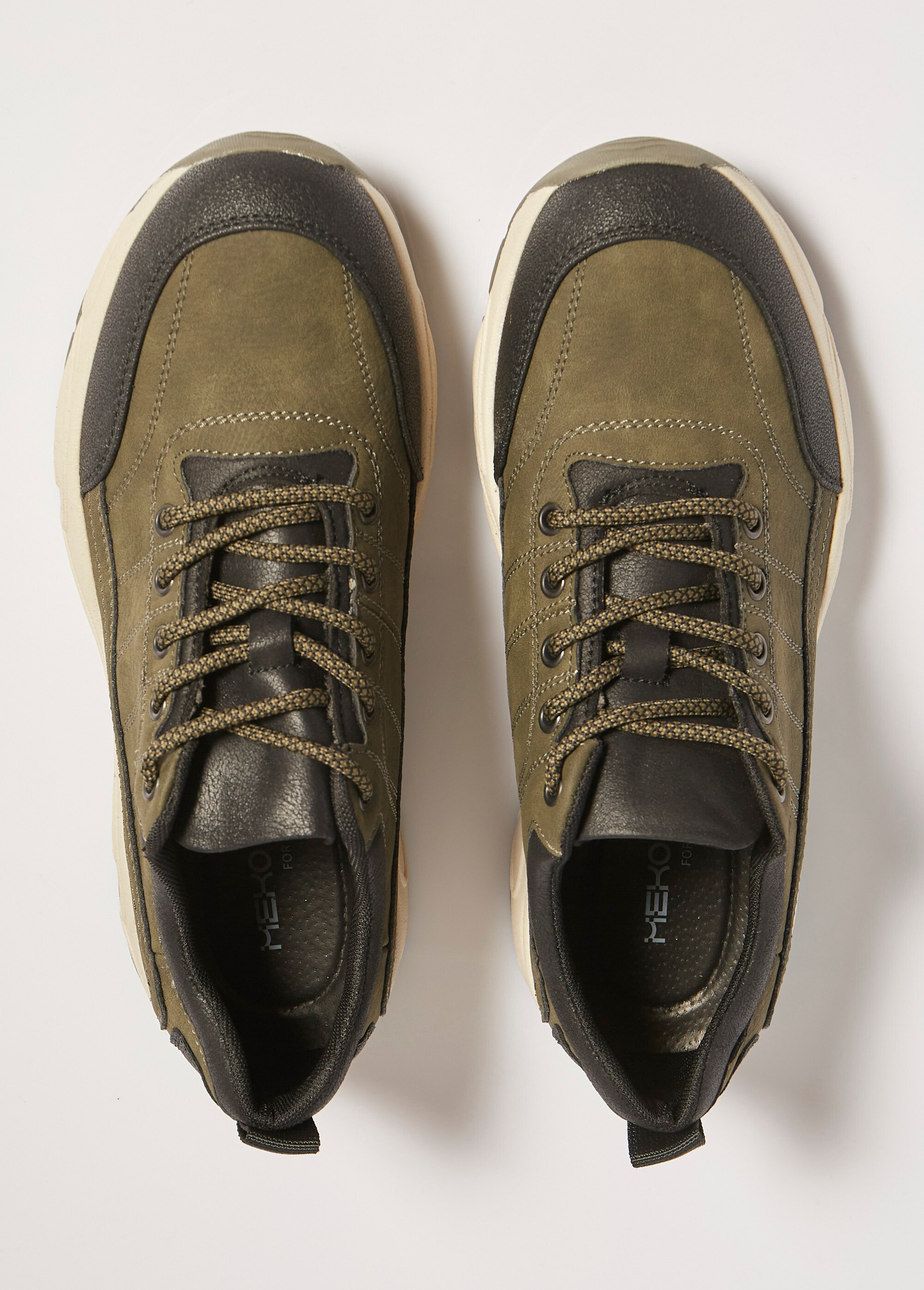 Baskets plein air style sportswear Homme Vert YIM721 OV1