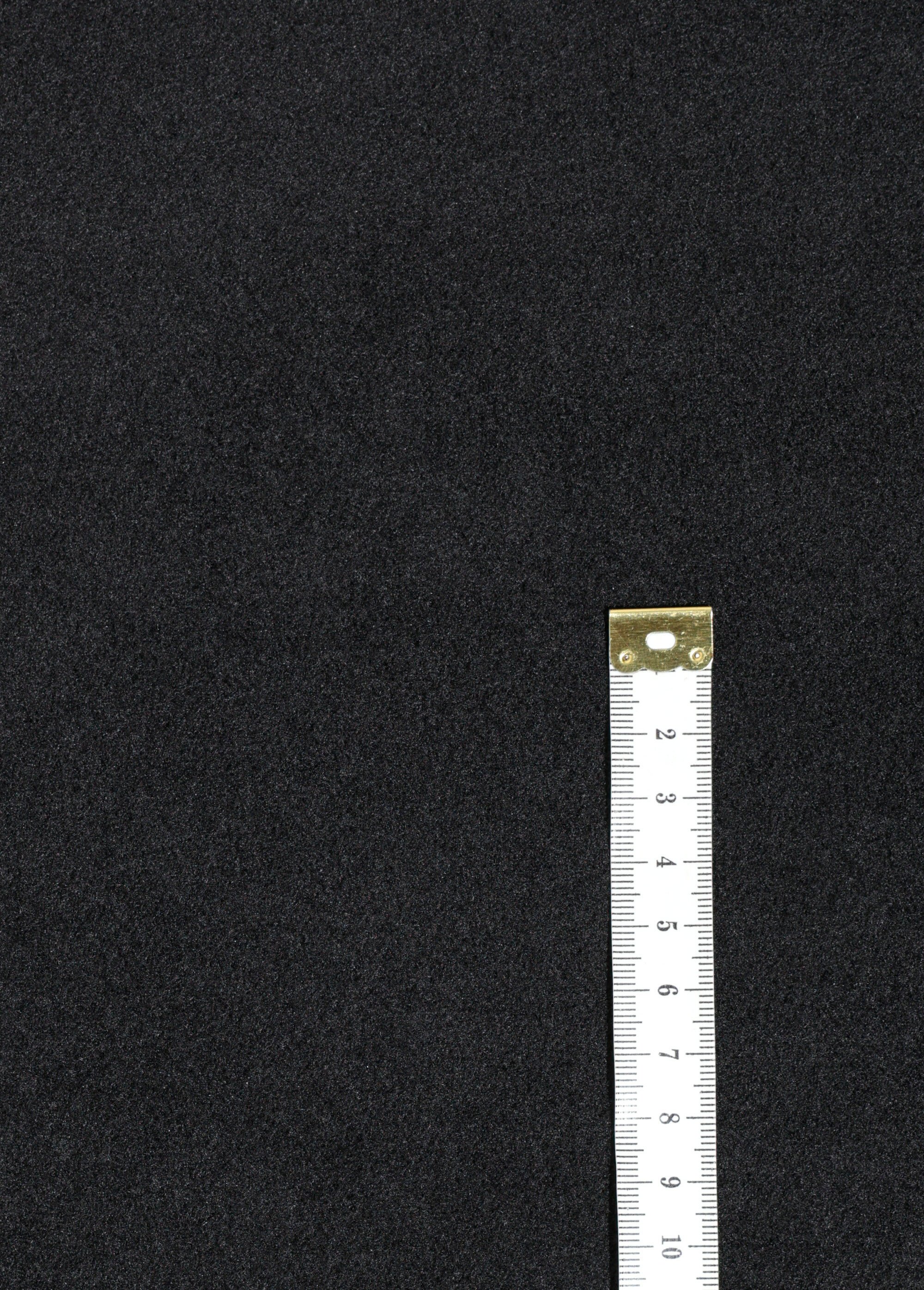 Coupon tissu épais foncé NOIR COT116618 DE1