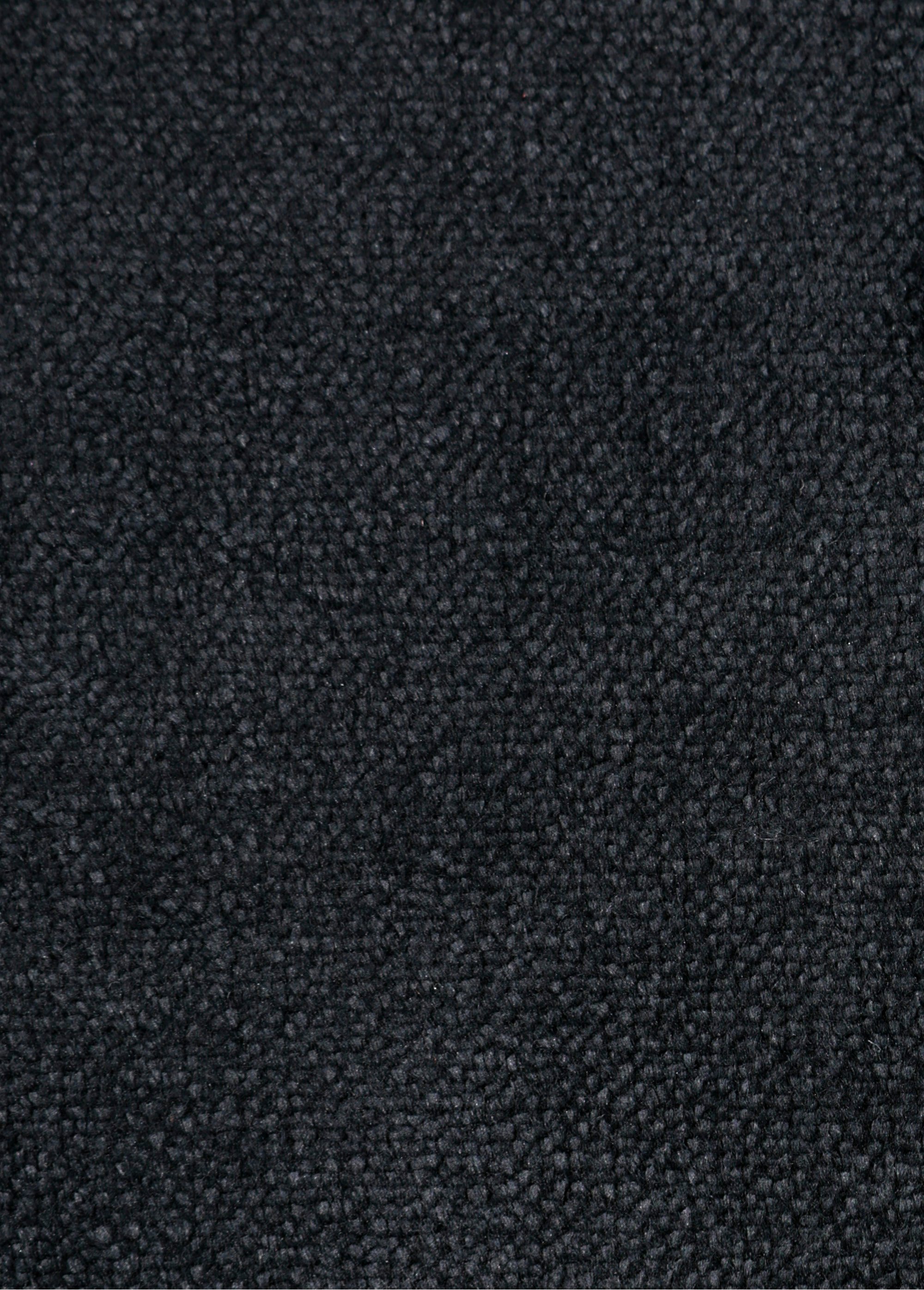 Coupon tissu velours ras, ébène NOIR COT66034 DE2