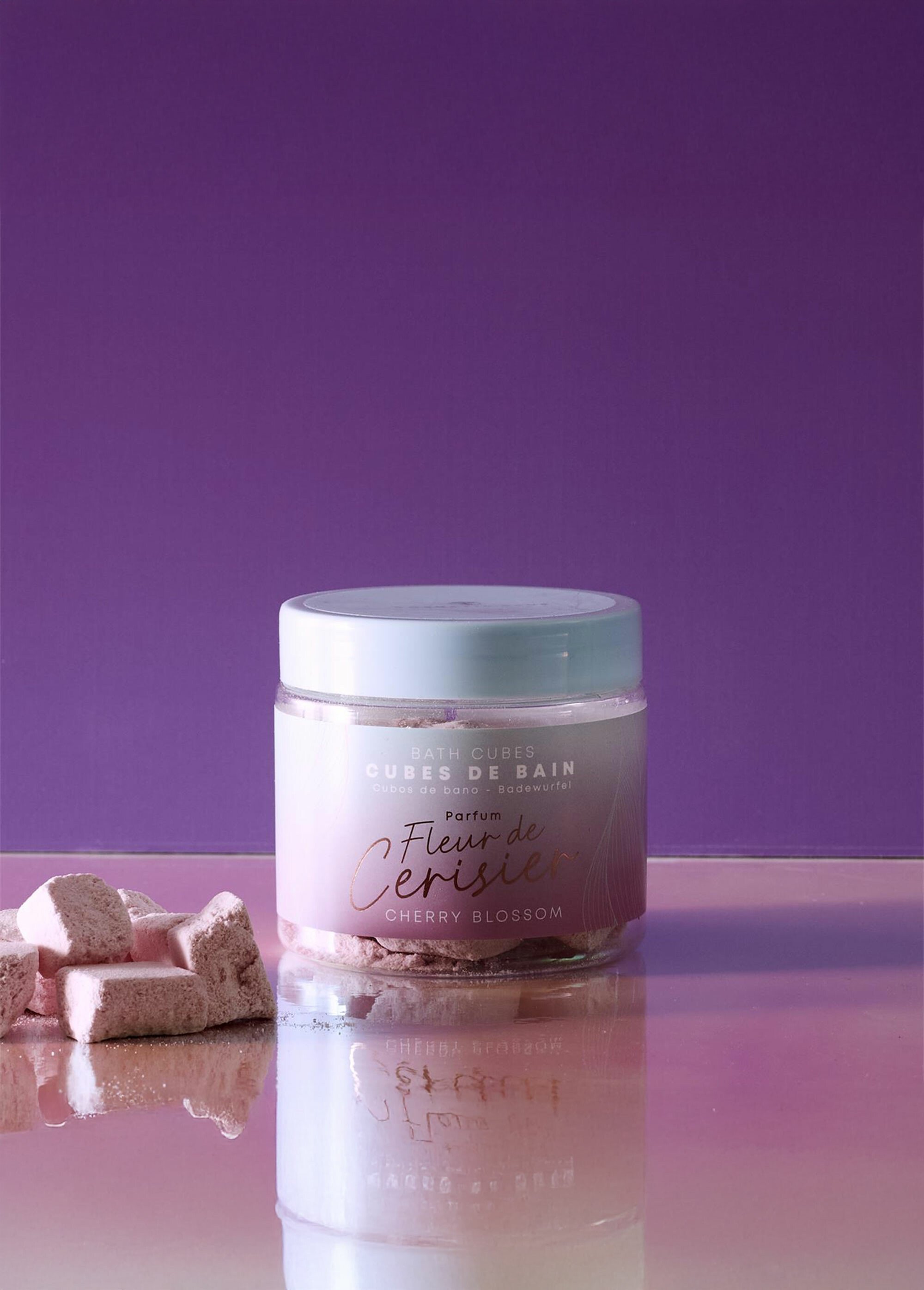 Cubes de bain, parfum Fleur de cerisier Rose CMP-SC40044 SI1