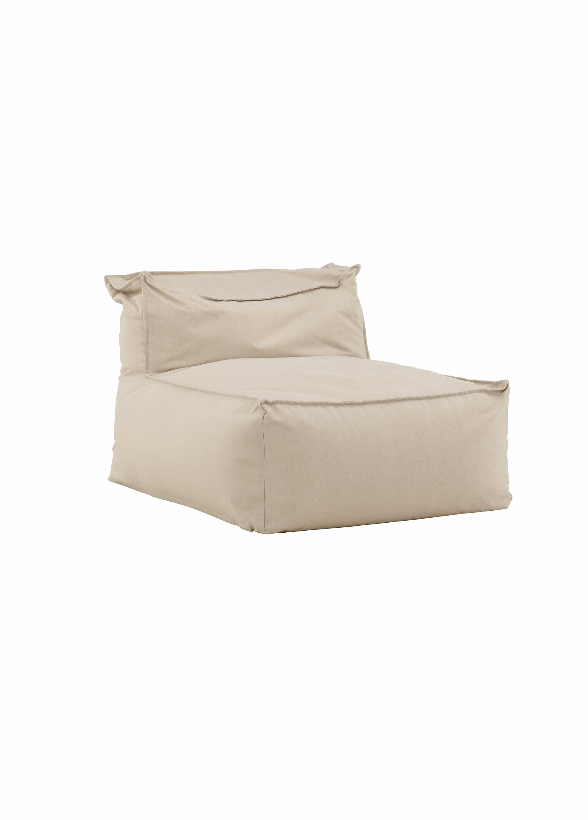 Fauteuil outdoor XXL style pouf BEIGE VEN-9782-666 FA1
