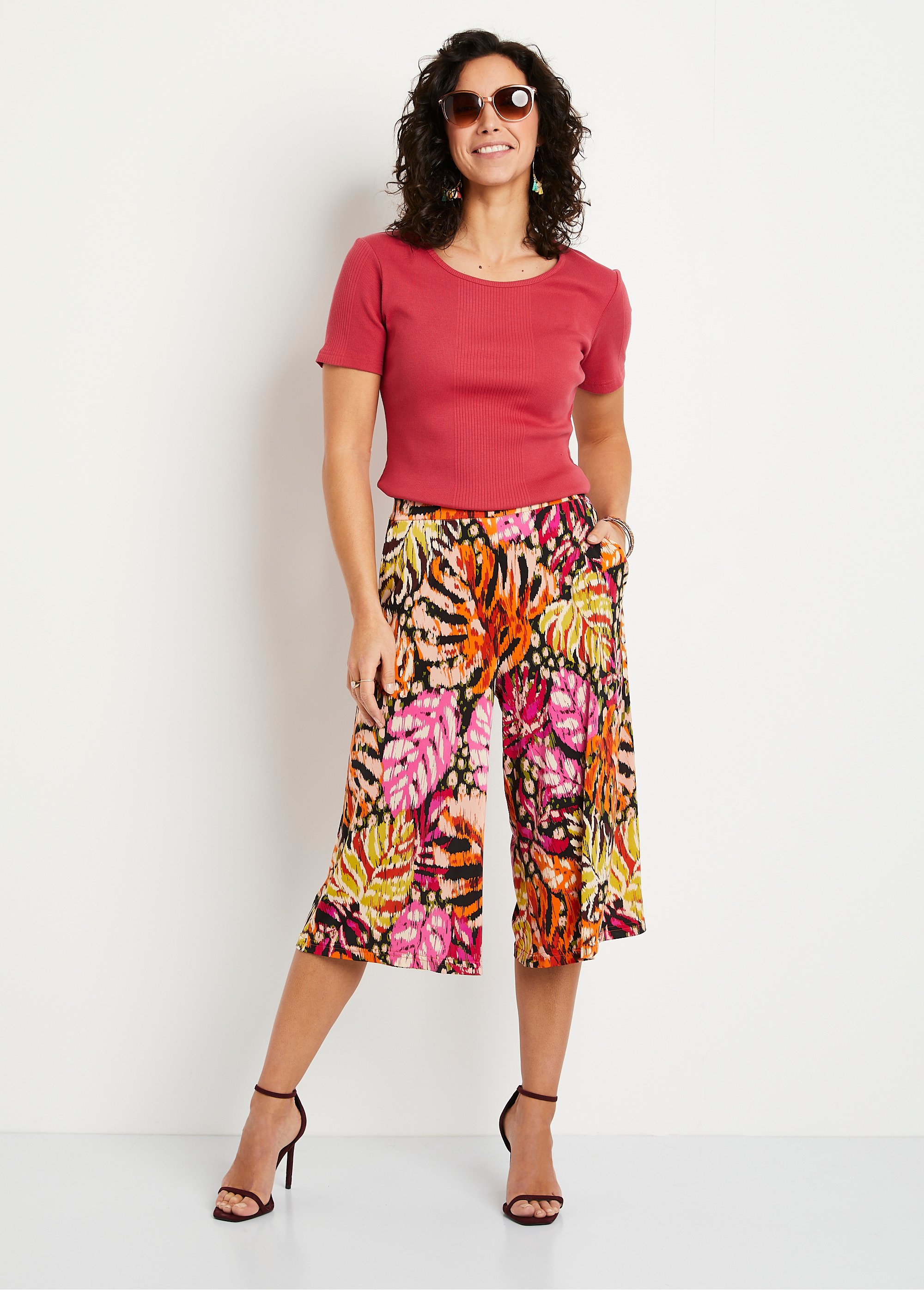 LCW Kids Jupe Florale Fille avec Taille Élastiquée -S5M133Z4-LRA - LC