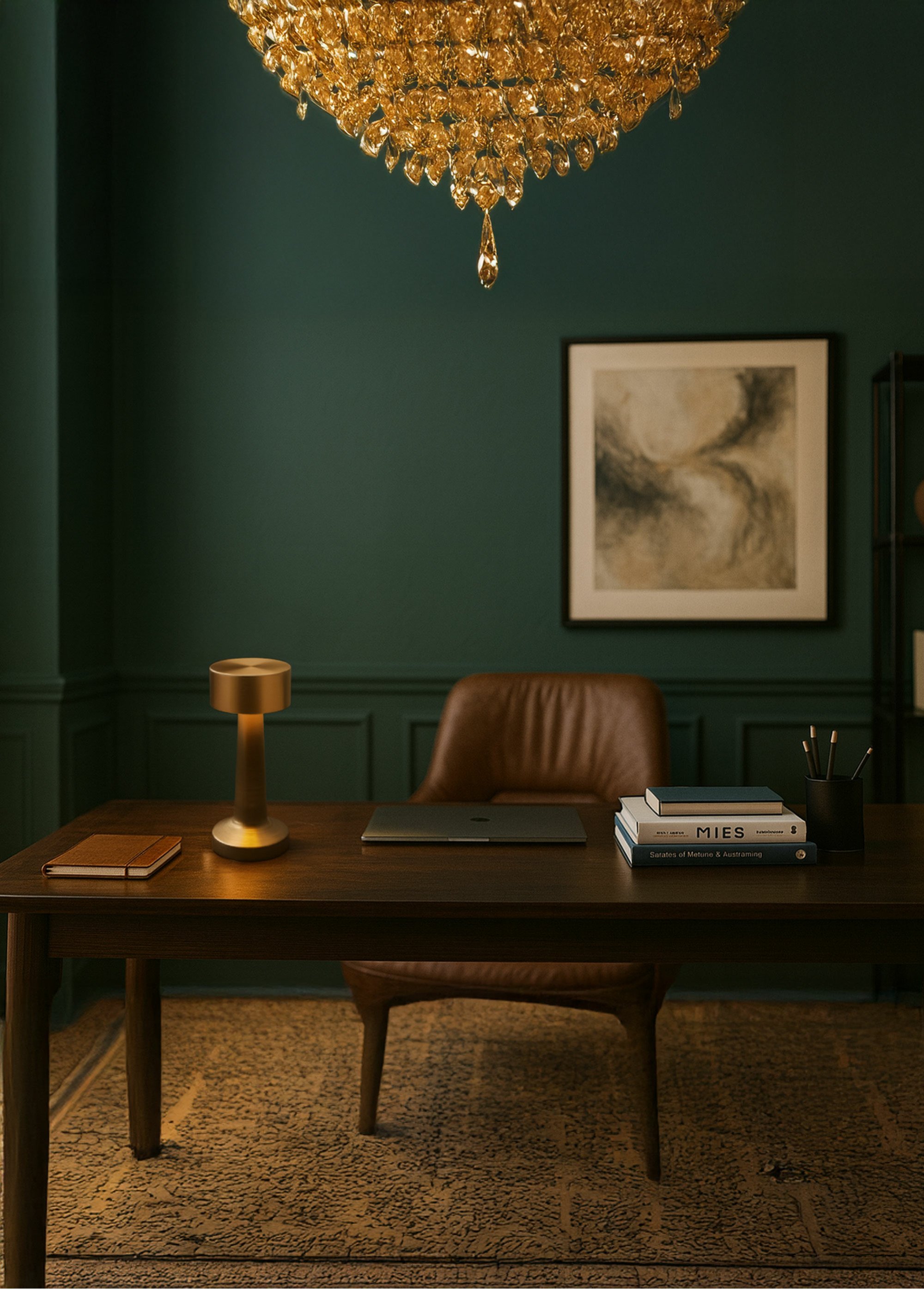 Lampe touch LED rechargeable, métal brossé Doré KP-ANC001010 SF1