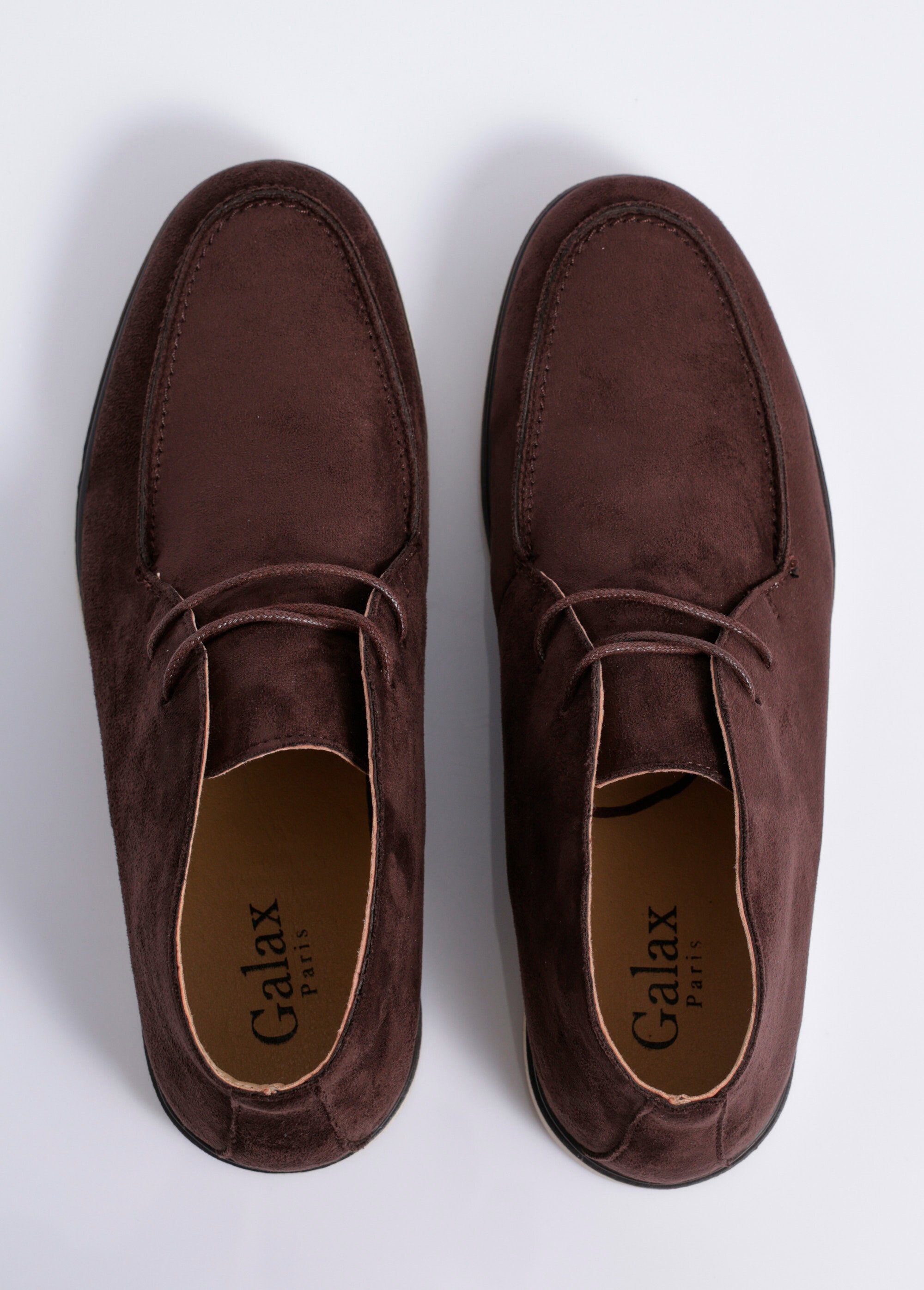 Low boots à lacets, semelle contrastée Homme Marron JANZ1302 OV1