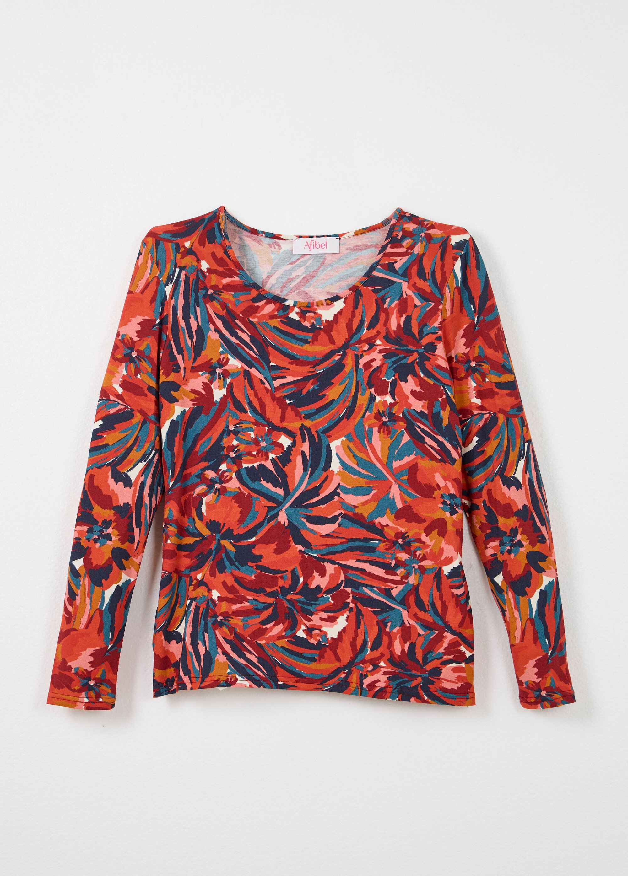 T-shirt col rond manches longues floral Femme IMPRIME TOMETTE CHANTERAY AP1