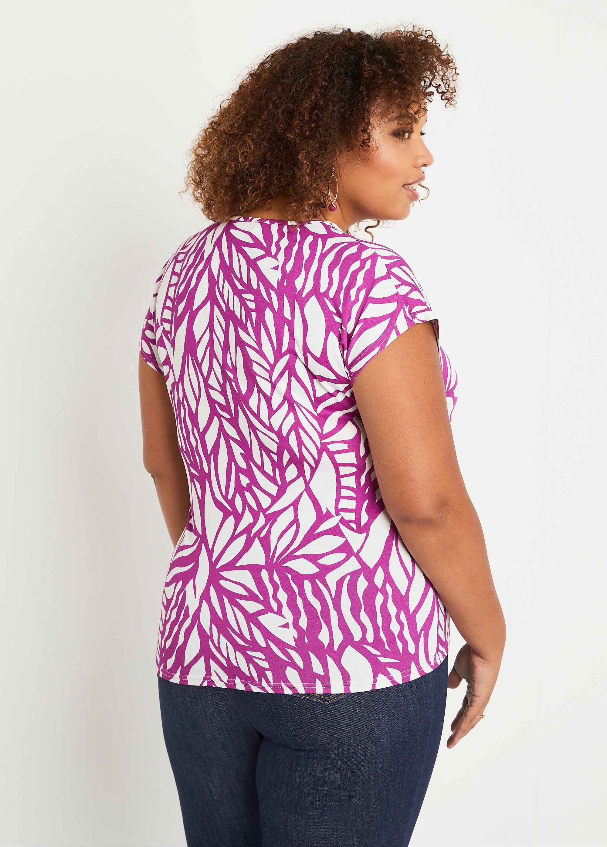 T-shirt court motif graphique