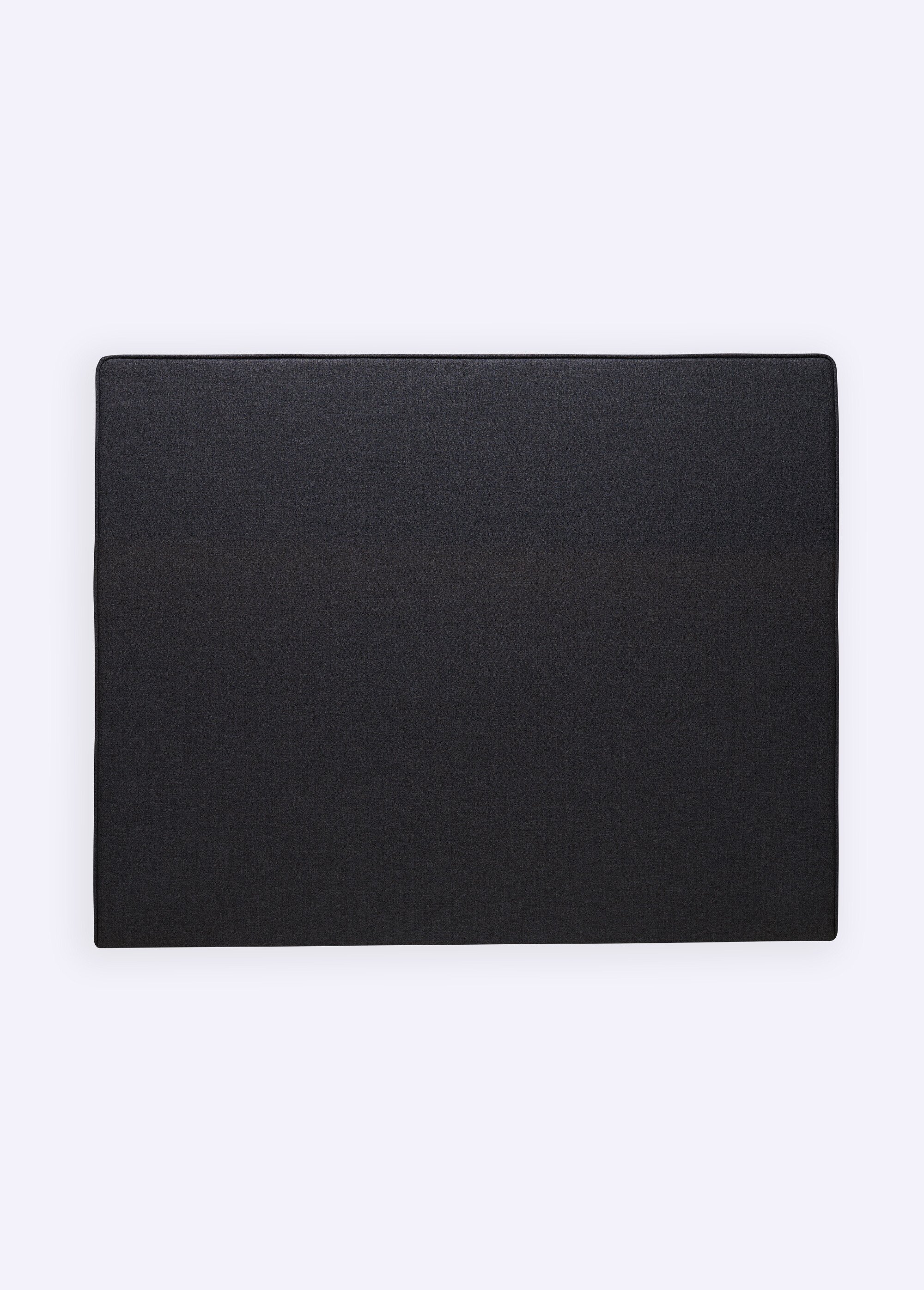 Tête de lit avec passepoil, haut. 120cm GRIS ANTHRACITE MER-MELTY DE1