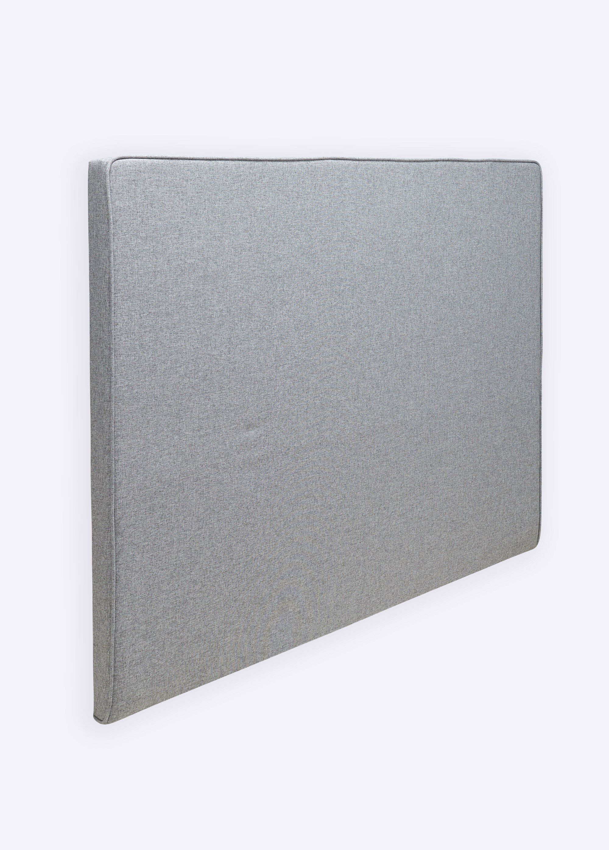 Tête de lit avec passepoil, haut. 120cm GRIS CLAIR MER-MELTY FA1
