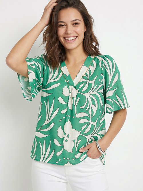 Tunique ample longue Femme Vert CANDELA MV1