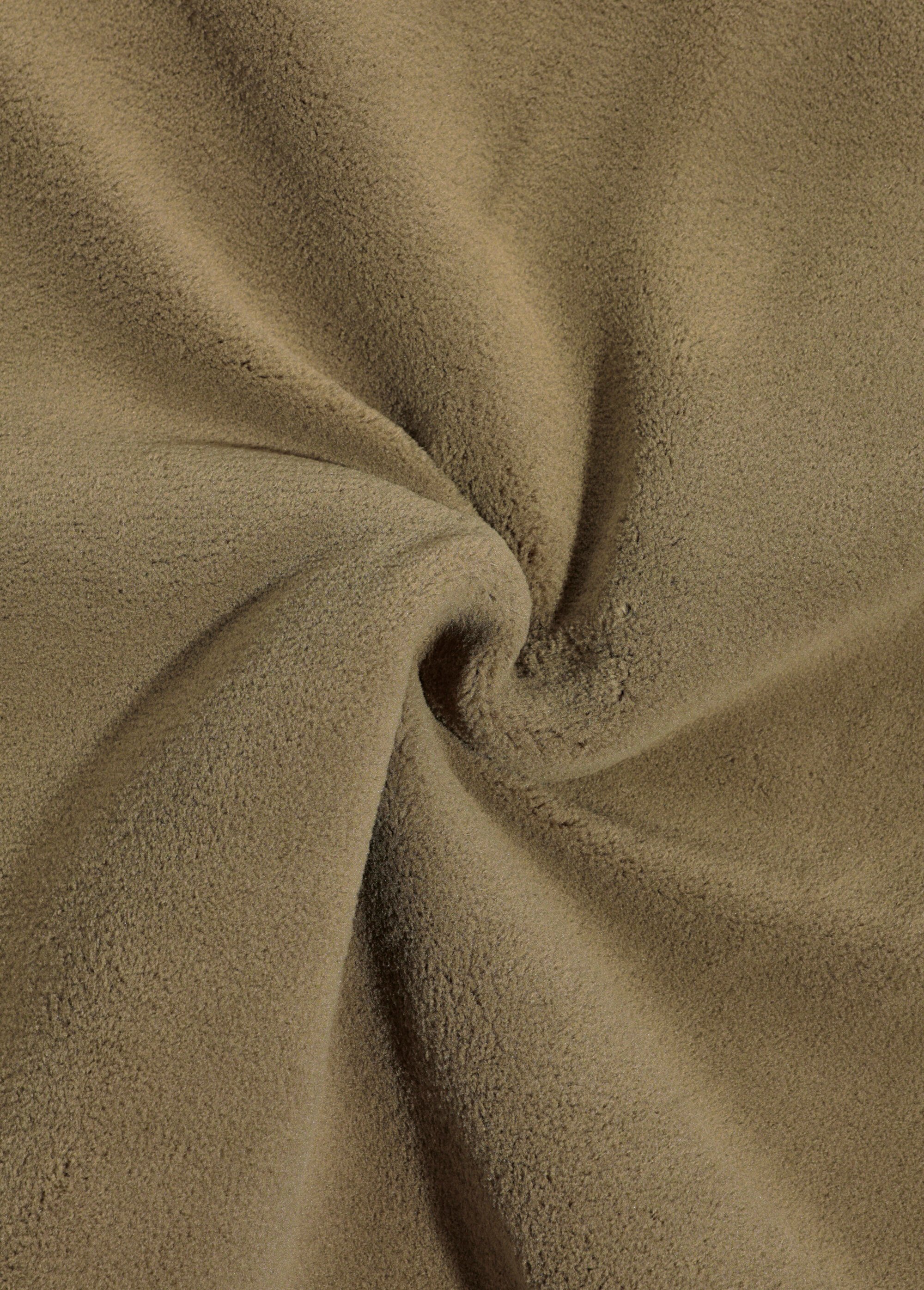 Coupon tissu fausse fourrure, Moumoute MARRON COT148104 FA1