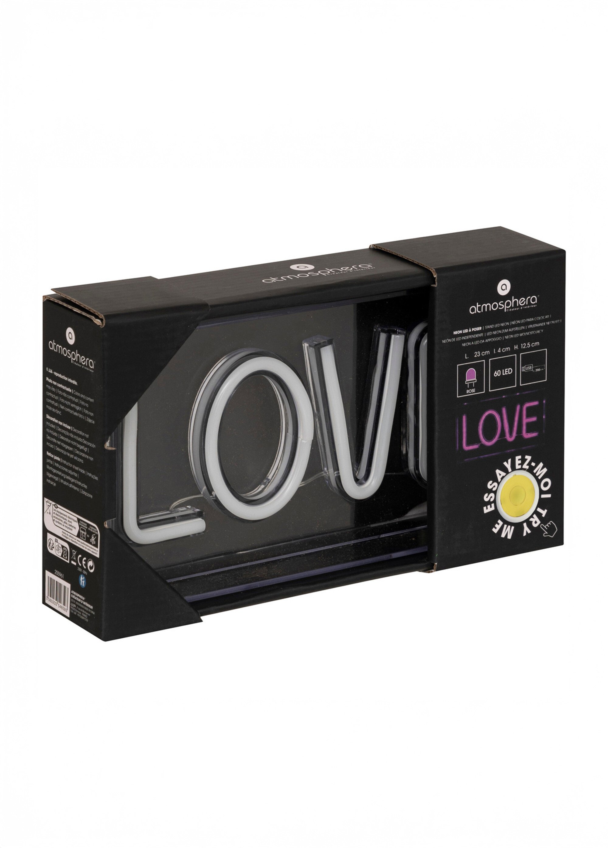 Déco LED à poser inspiration néon Love BLANC JJA-205961 DE3