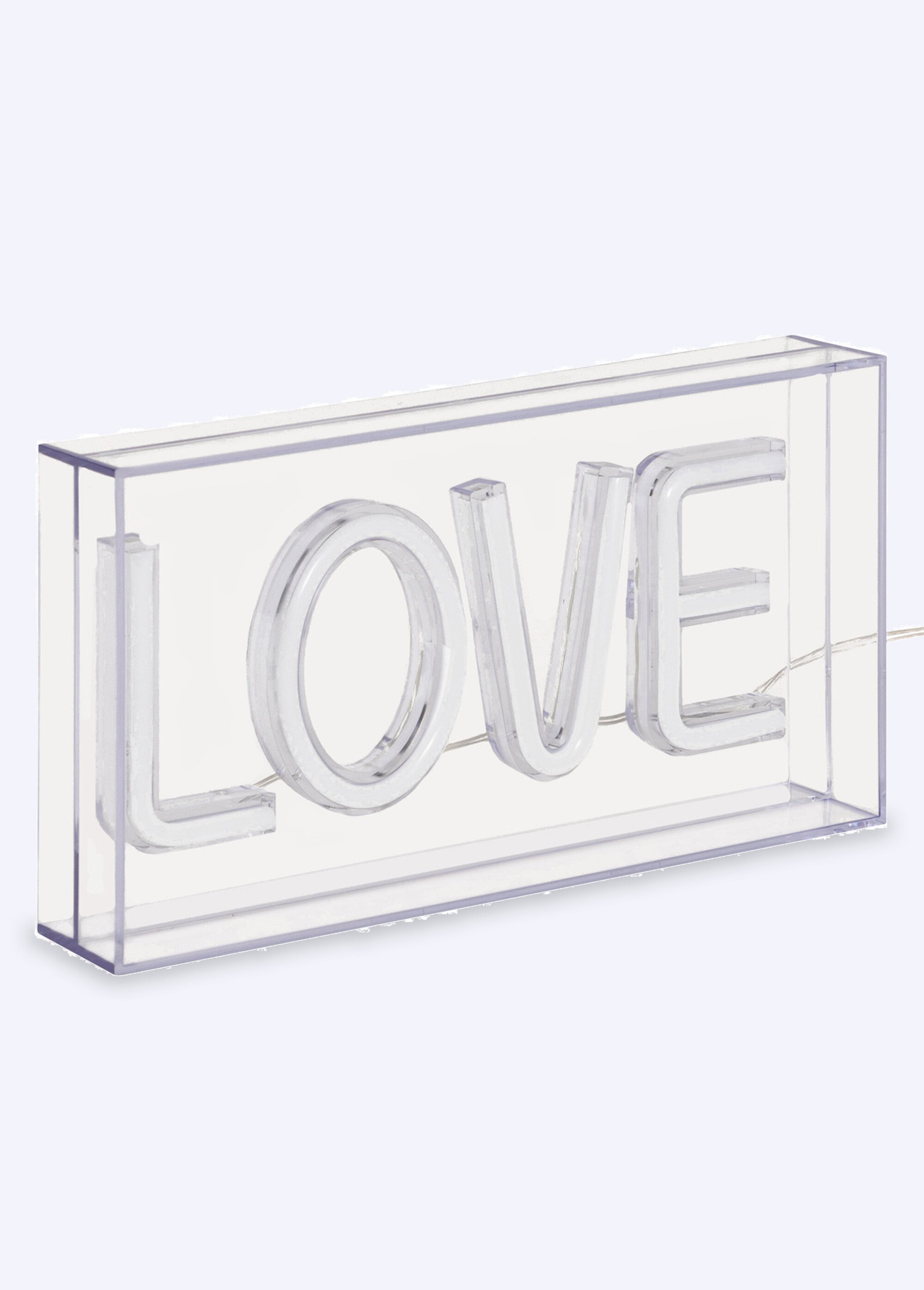 Déco LED à poser inspiration néon Love BLANC JJA-205961 FA1