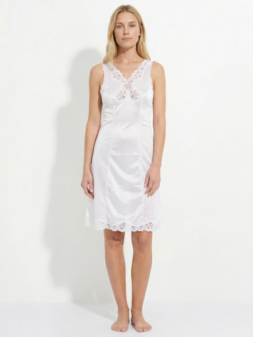 Fond de robe maille satinée 100 cm Femme Beige SMART FA1