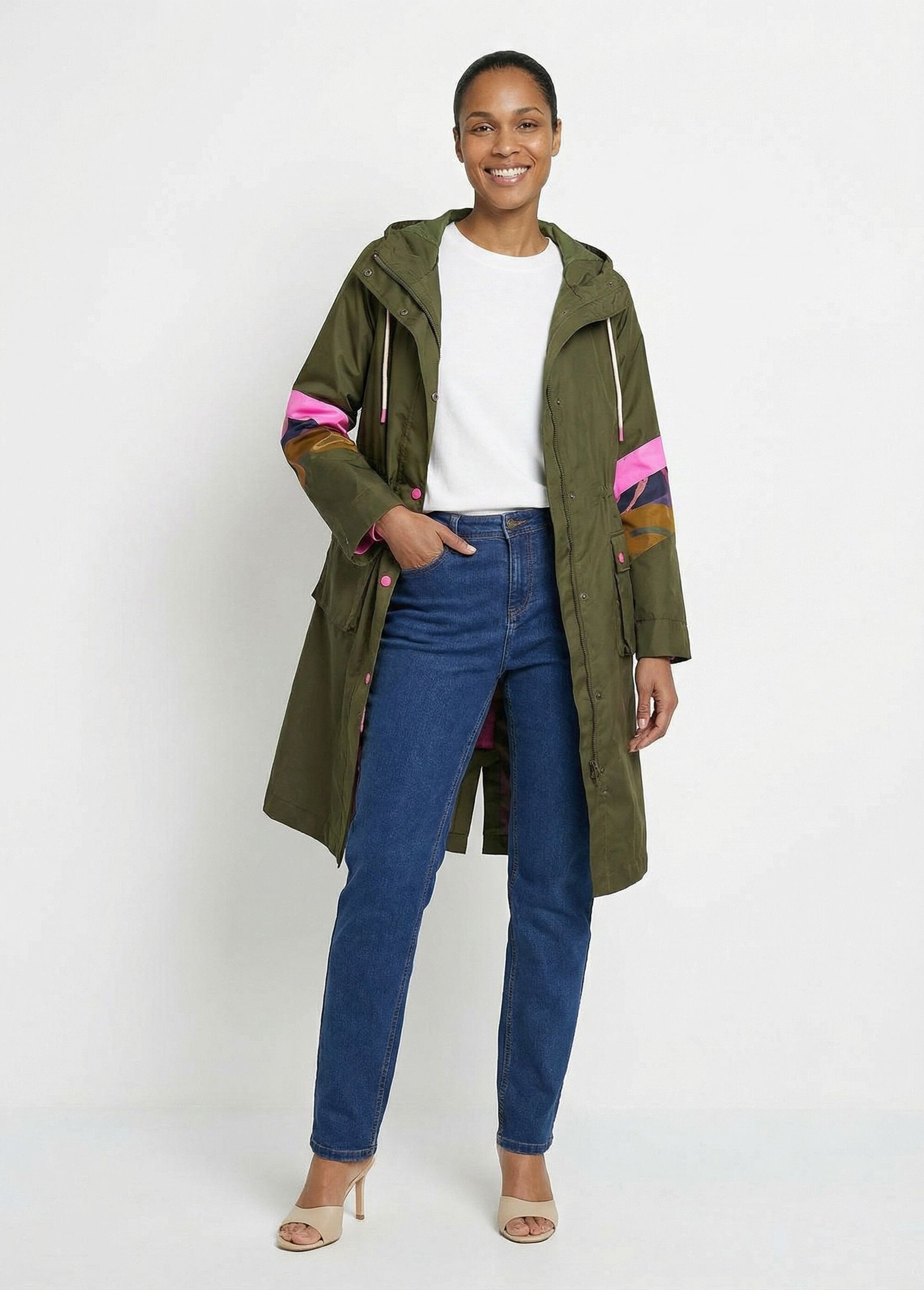 Jean taille haute coupe droite