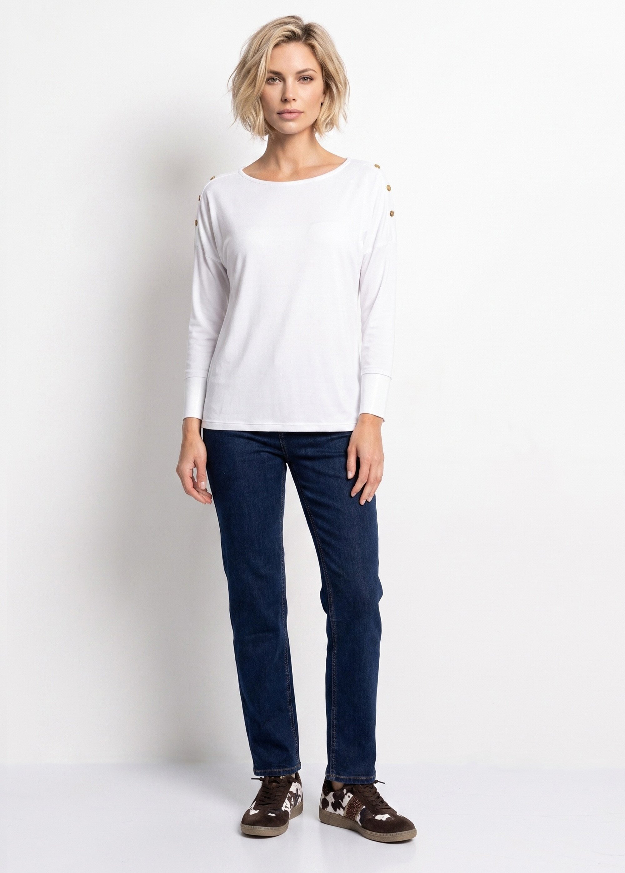 Jean taille haute coupe droite Femme STONE NIVOINE SI1