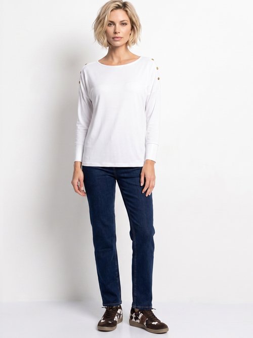Jean taille haute coupe droite Femme STONE NIVOINE SI1