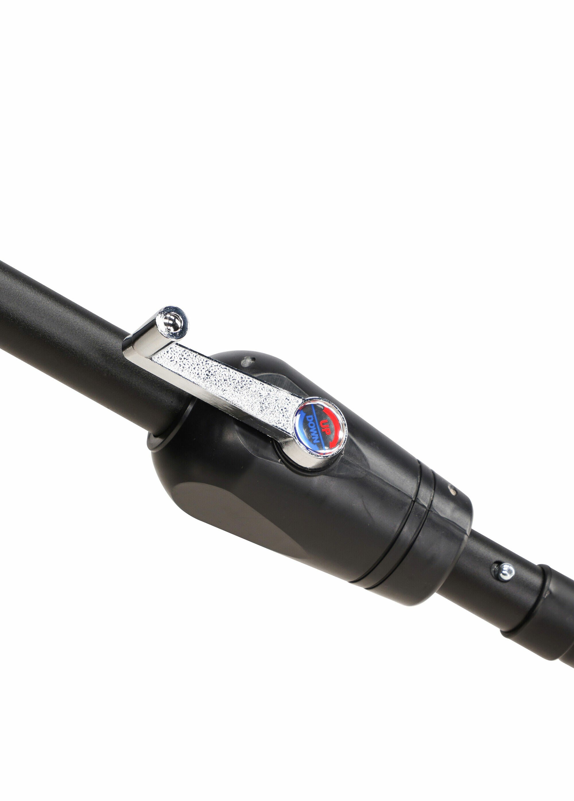 Parasol rond alu à manivelle, diam. 3m NOIR VEN-1133-333 DE2