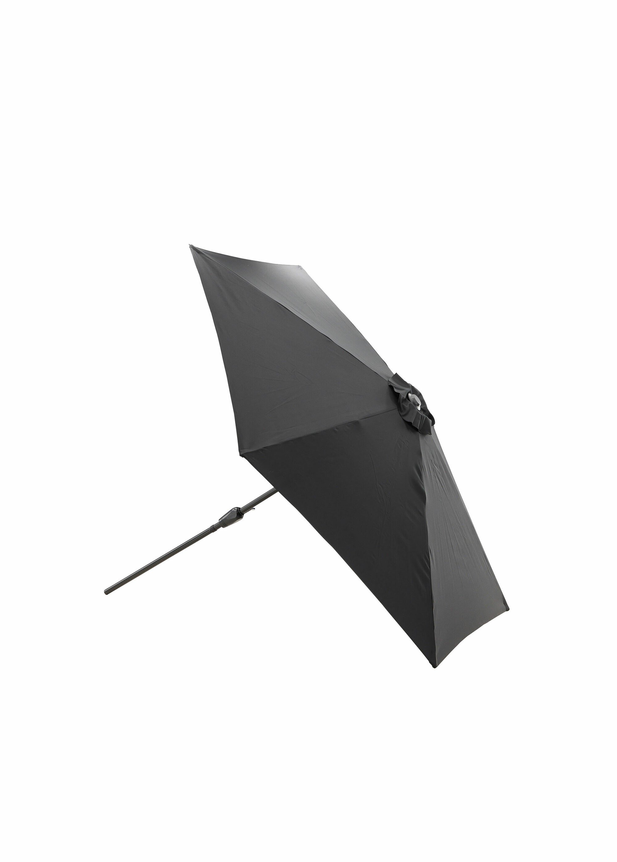 Parasol rond alu à manivelle, diam. 3m NOIR VEN-1133-333 DO1