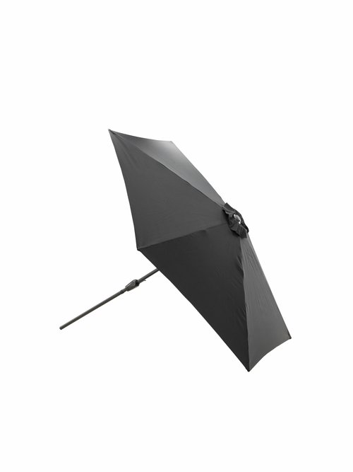 Parasol rond alu à manivelle, diam. 3m NOIR VEN-1133-333 DO1