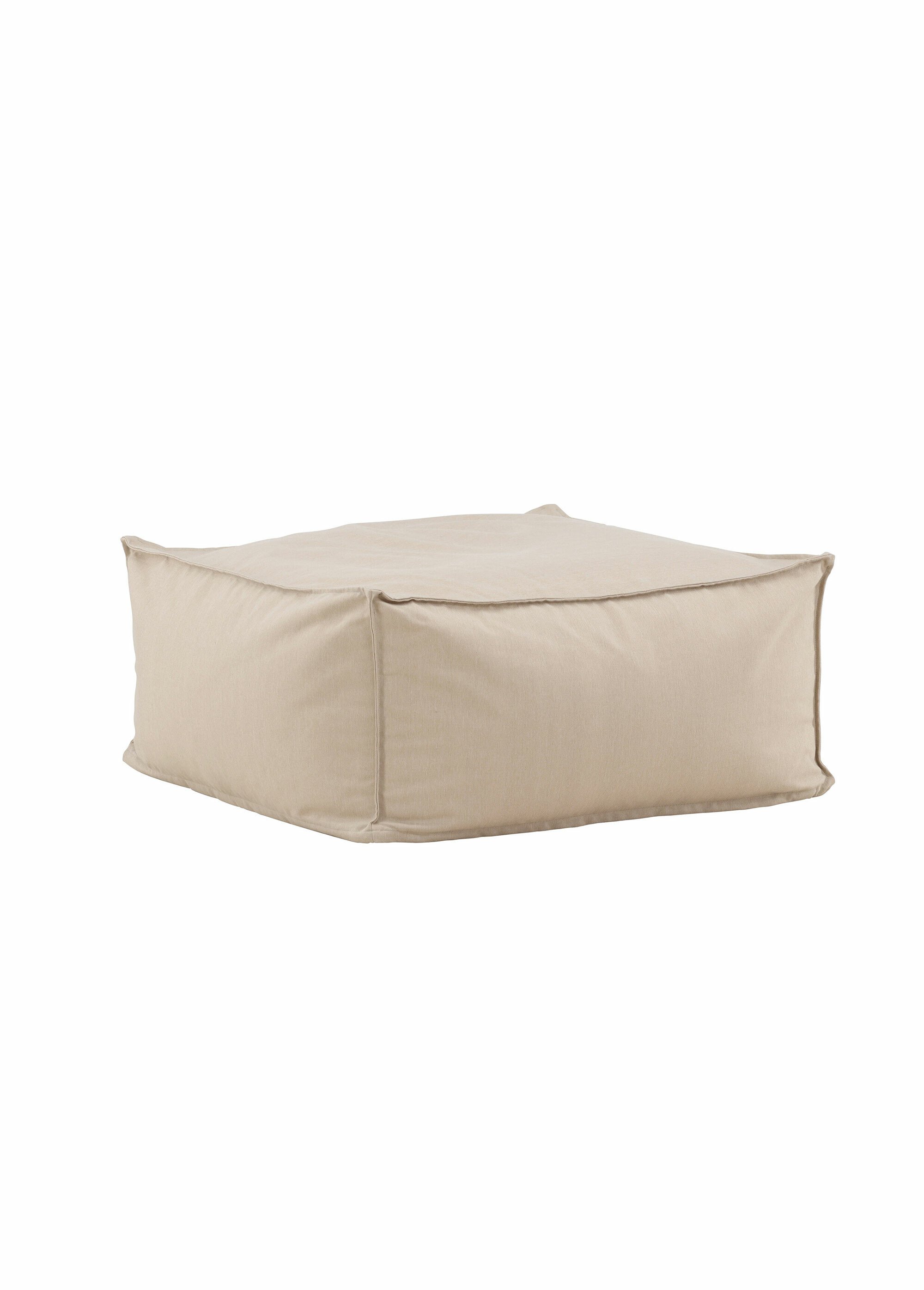 Pouf lounge XXL en tissu anti UV