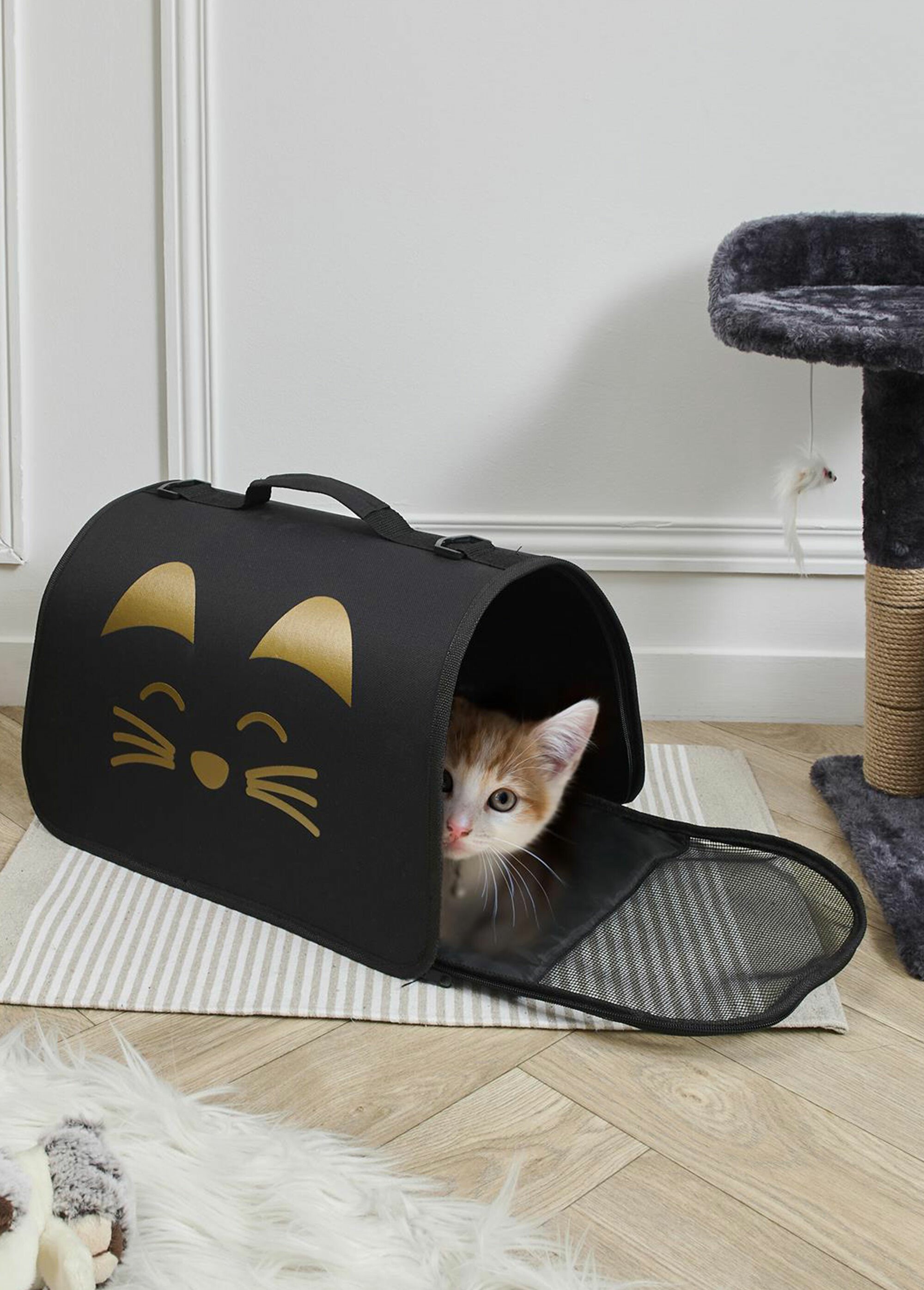 Sac de transport pour chien ou chat NOIR CMP-AN5247 SI1