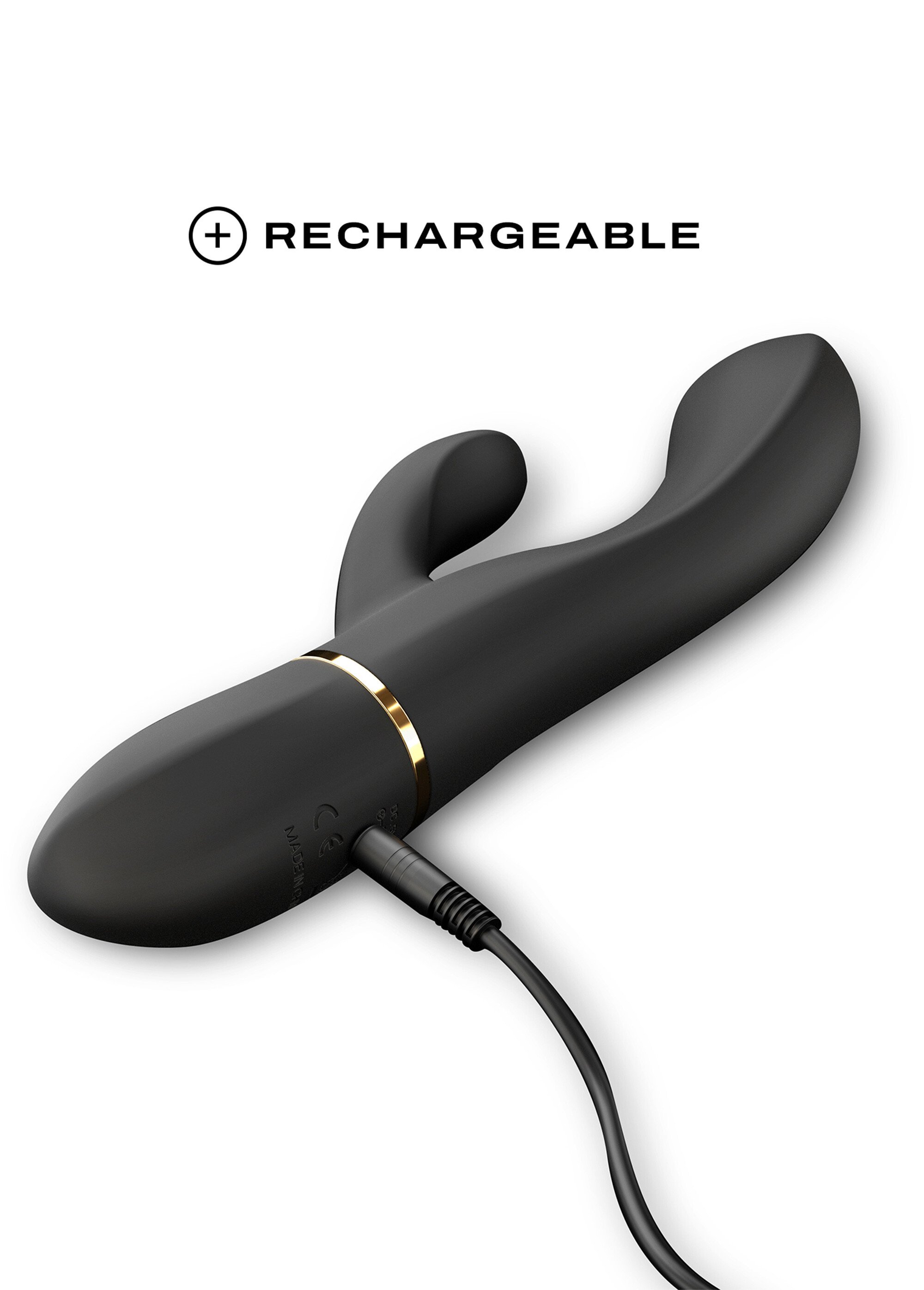 Sextoy double stimulation, Glam Rabbit NOIR LOV-6072165 DE3