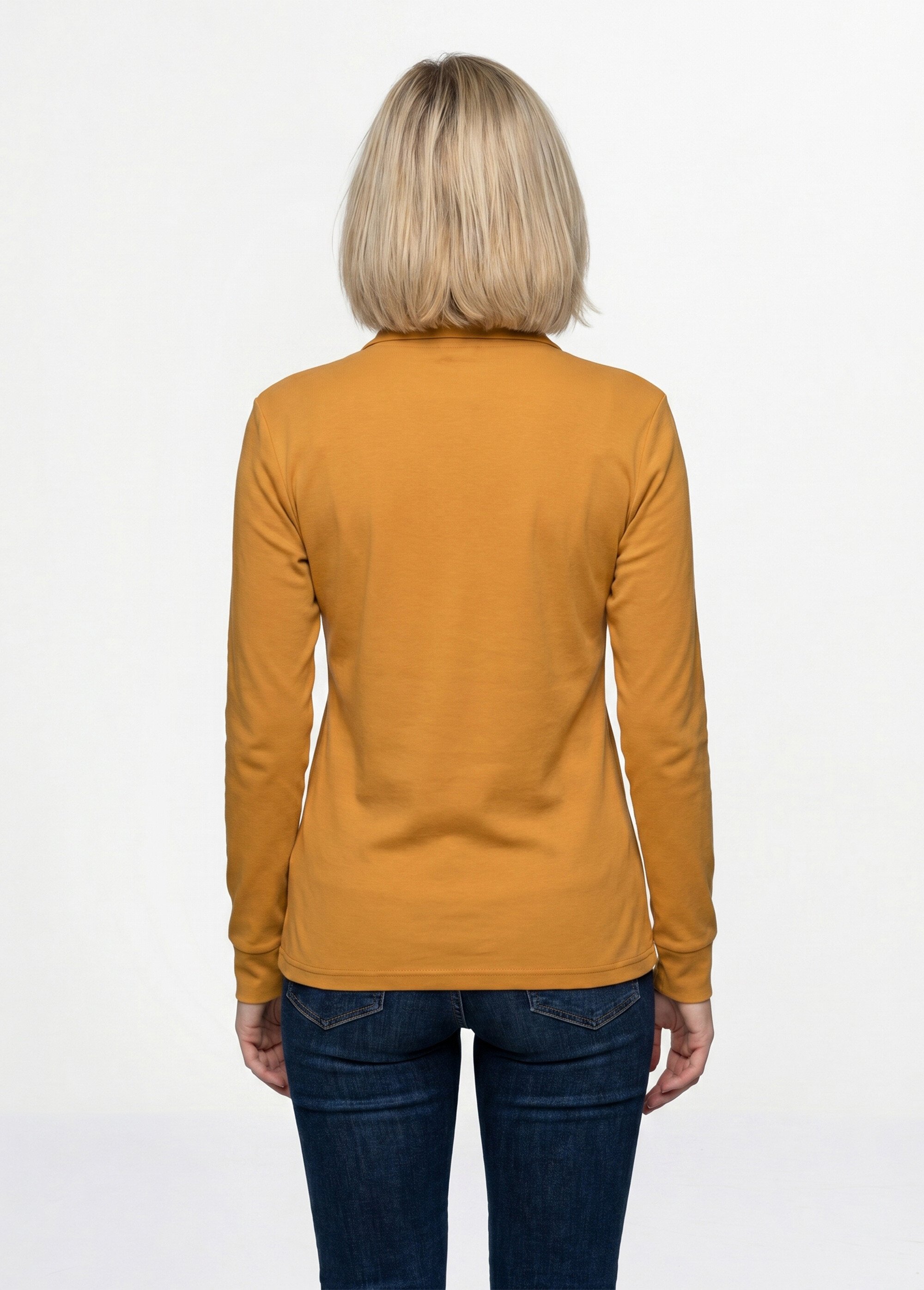 Sous-pull chaud col roulé maille interlock unie