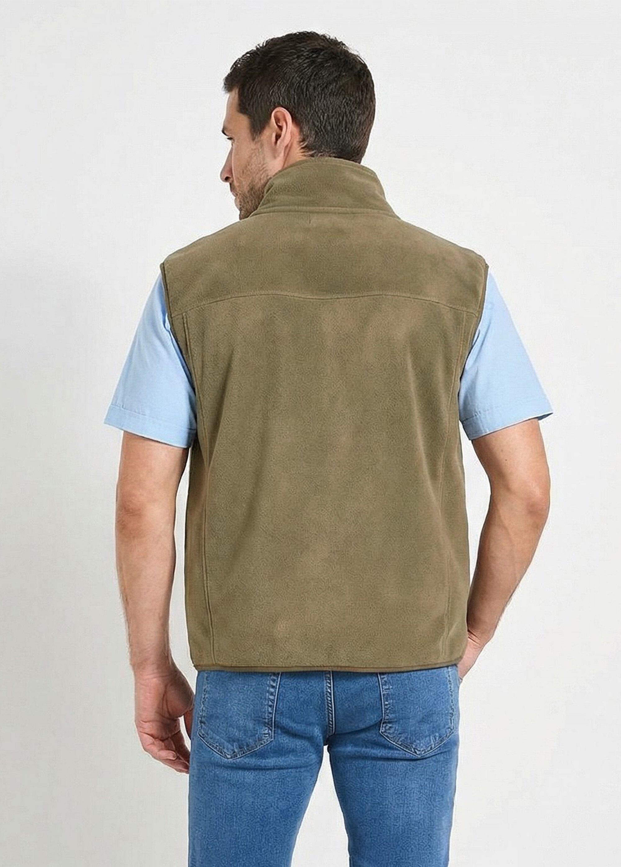 Veste polaire zippée sans manches