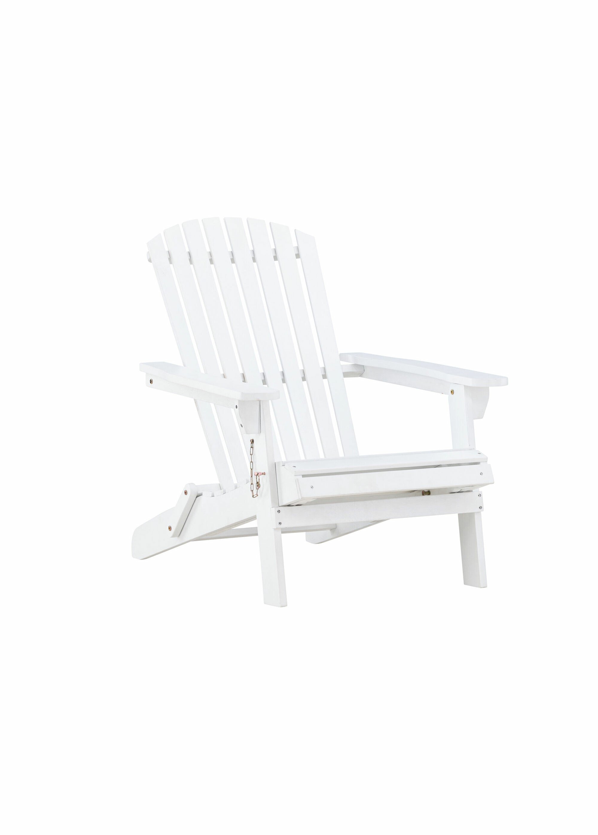 Chaise longue en bois avec accoudoirs