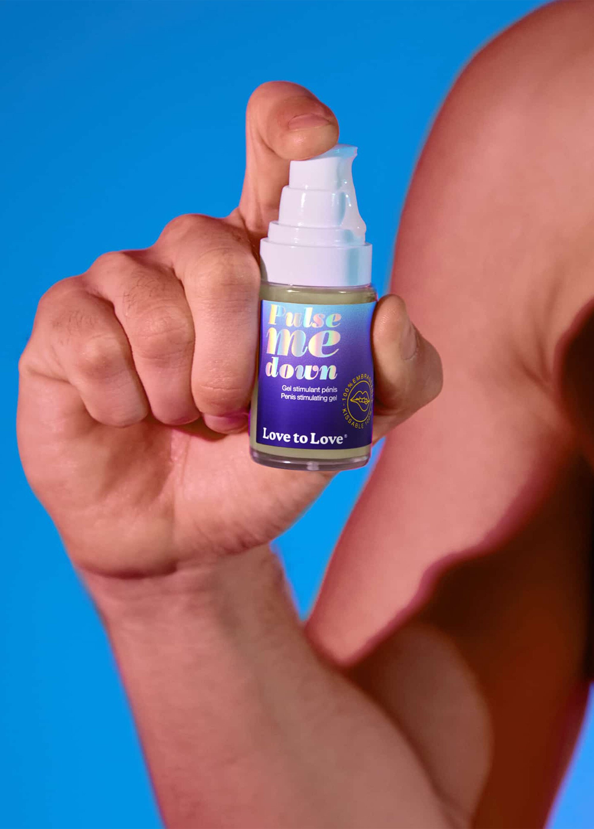 Gel stimulant pénis, Pulse me down BLEU LOV-6041055 DE1