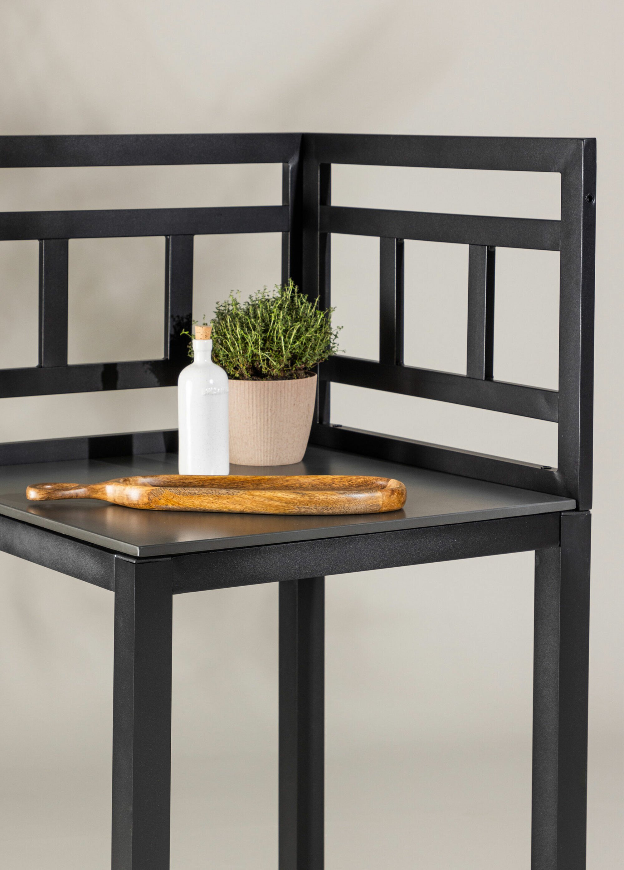 Meuble d'angle cuisine, dessus pierre NOIR VEN-3013002 DE1