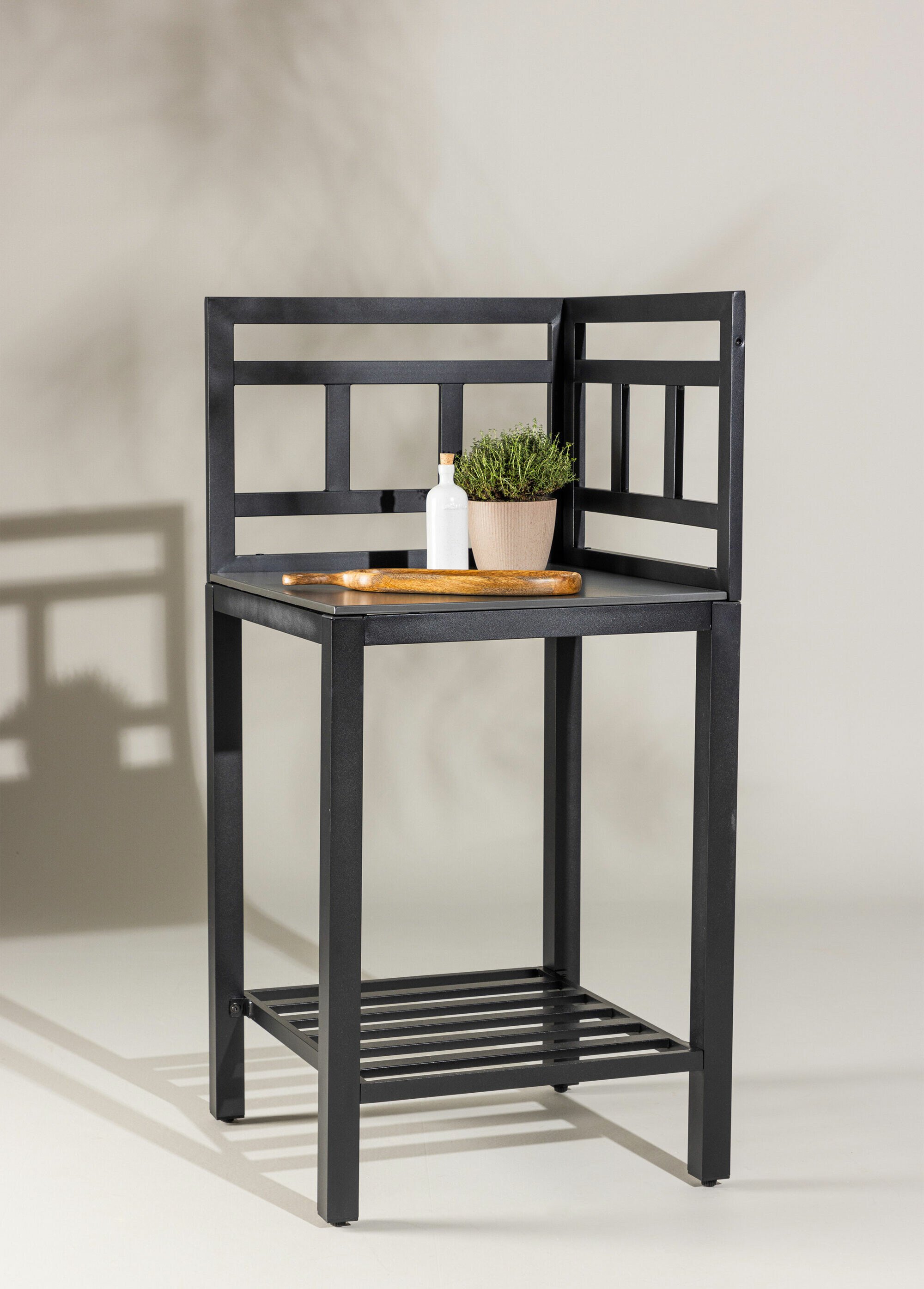 Meuble d'angle cuisine, dessus pierre NOIR VEN-3013002 SI1