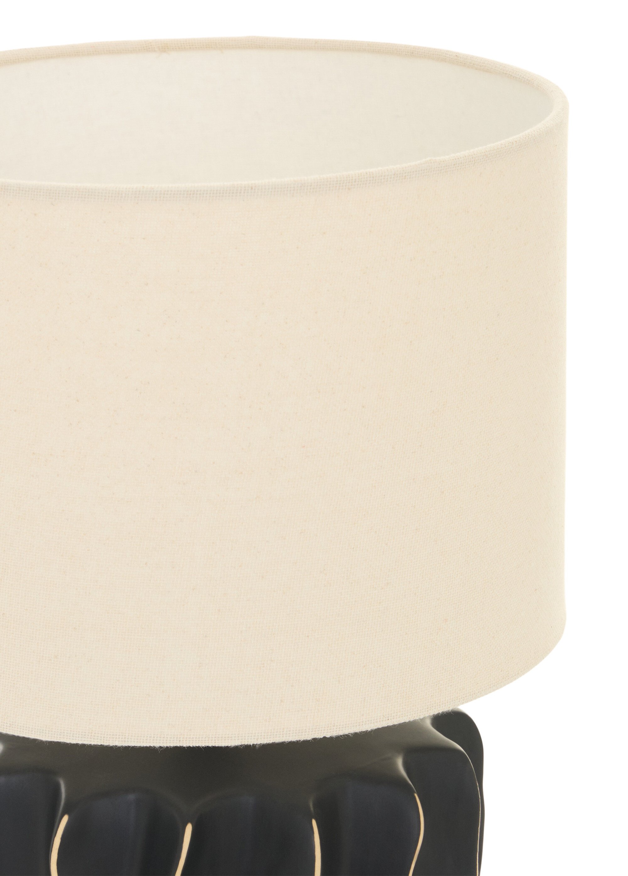 Lampe pied grès détails vagues MALYA BEIGE JJA-221629 DE1
