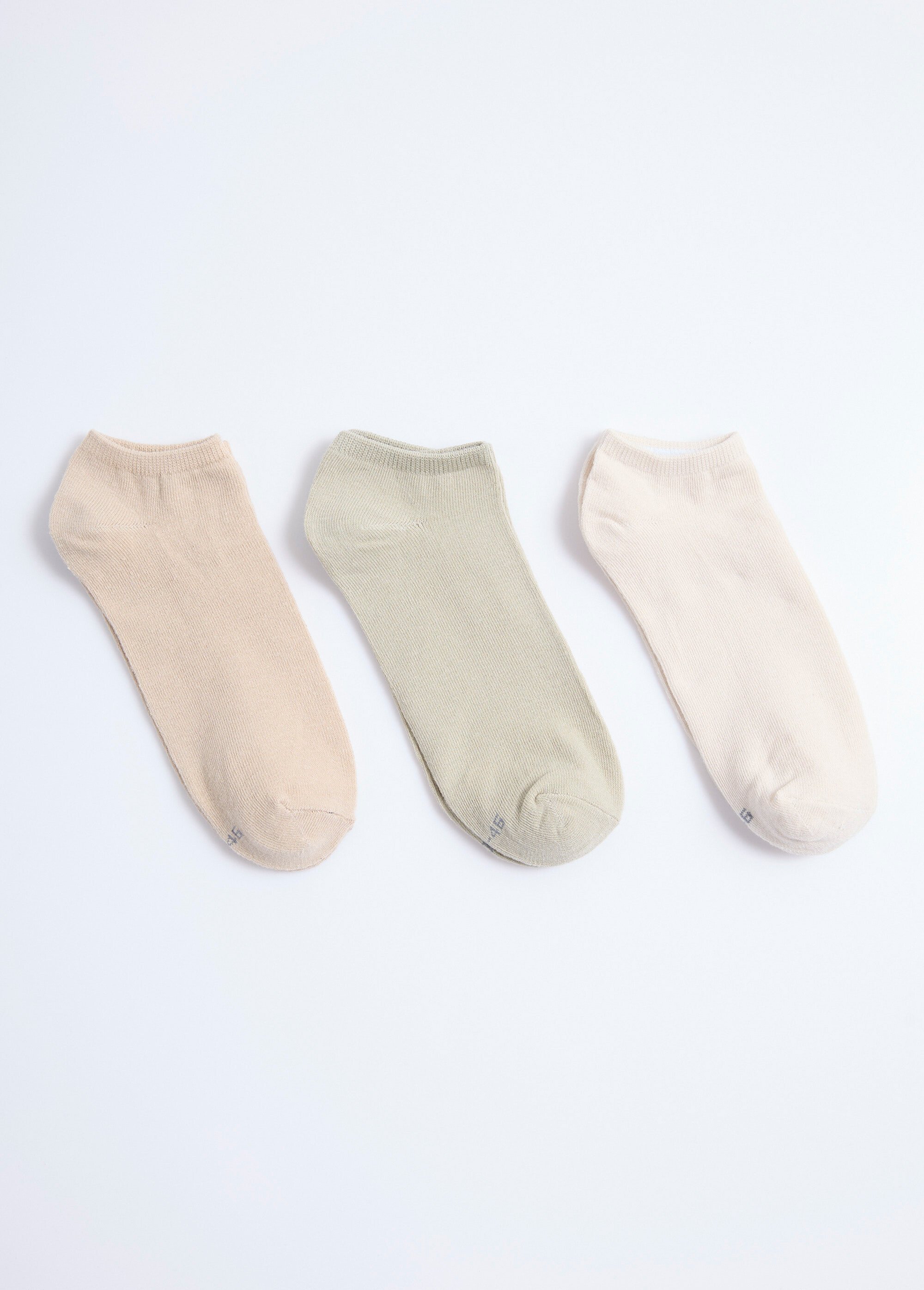 Lot de 3 Socquettes, assorti clair Homme Vert BEN93896315 DE1