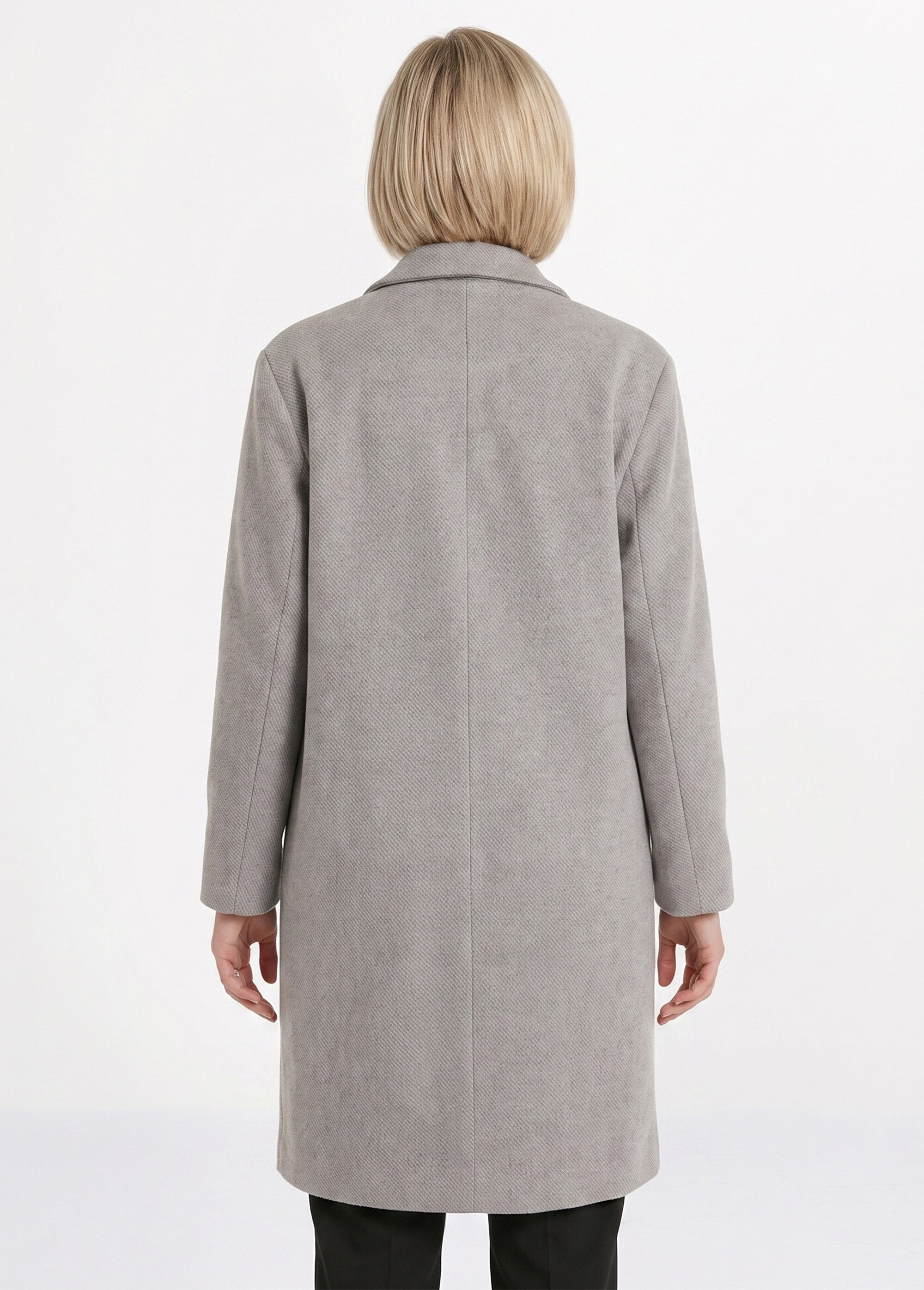 Manteau double boutonnage col tailleur