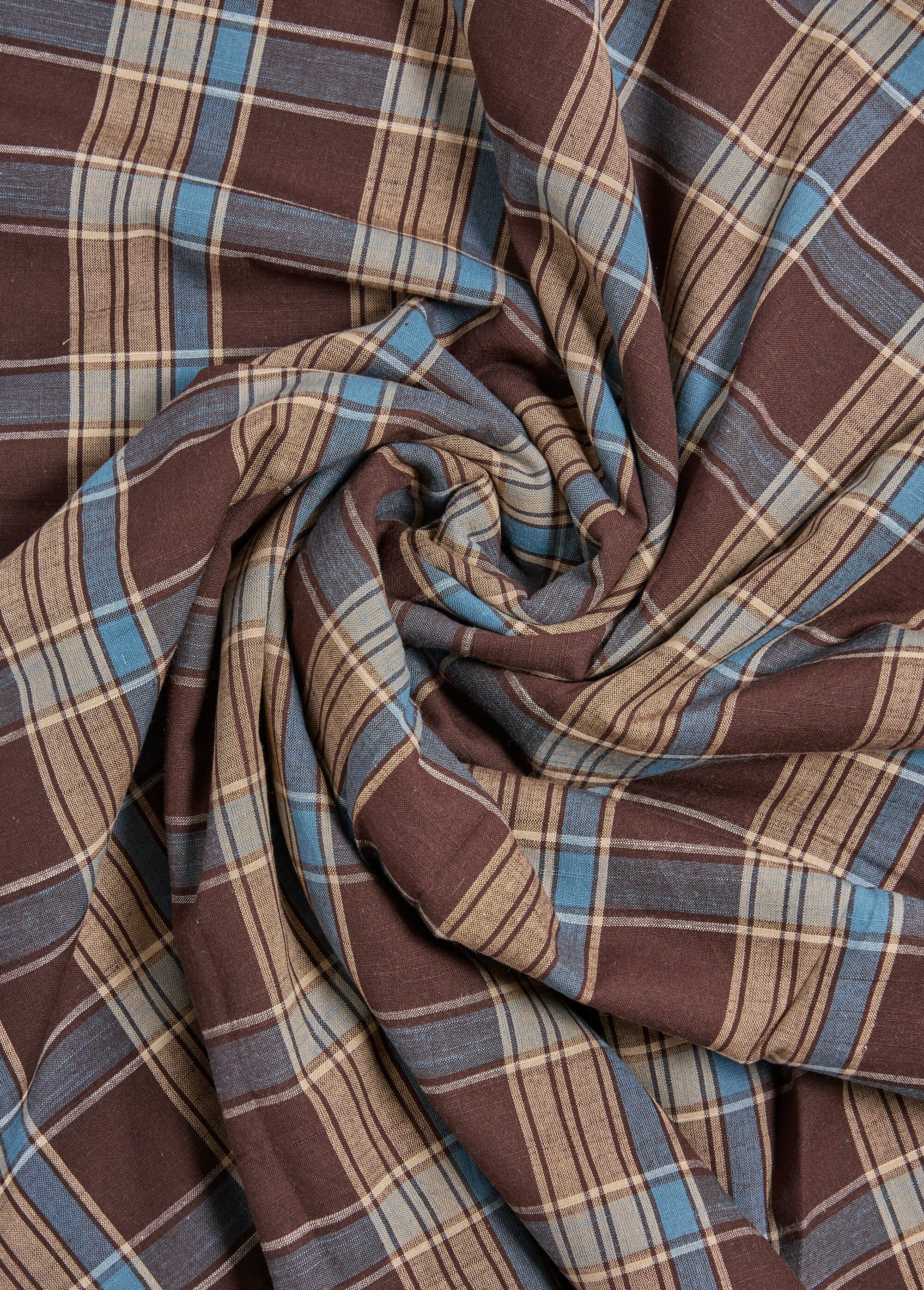 Coupon tissu coton écossais, Loch Lomond