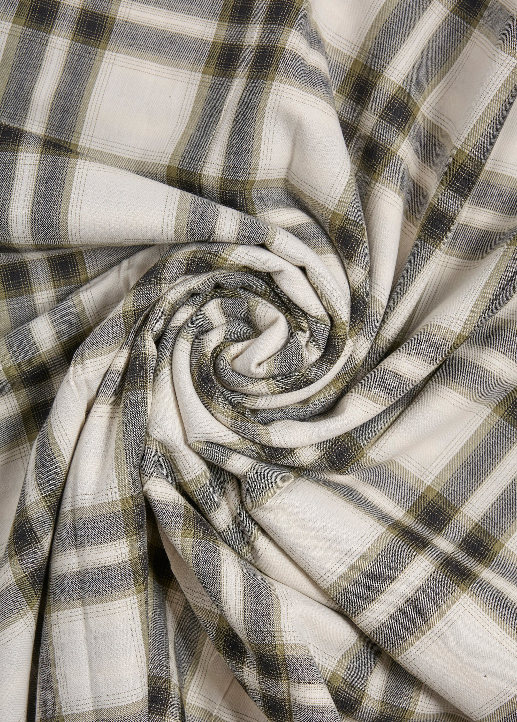 Coupon tissu carreaux flanelle, Highlands