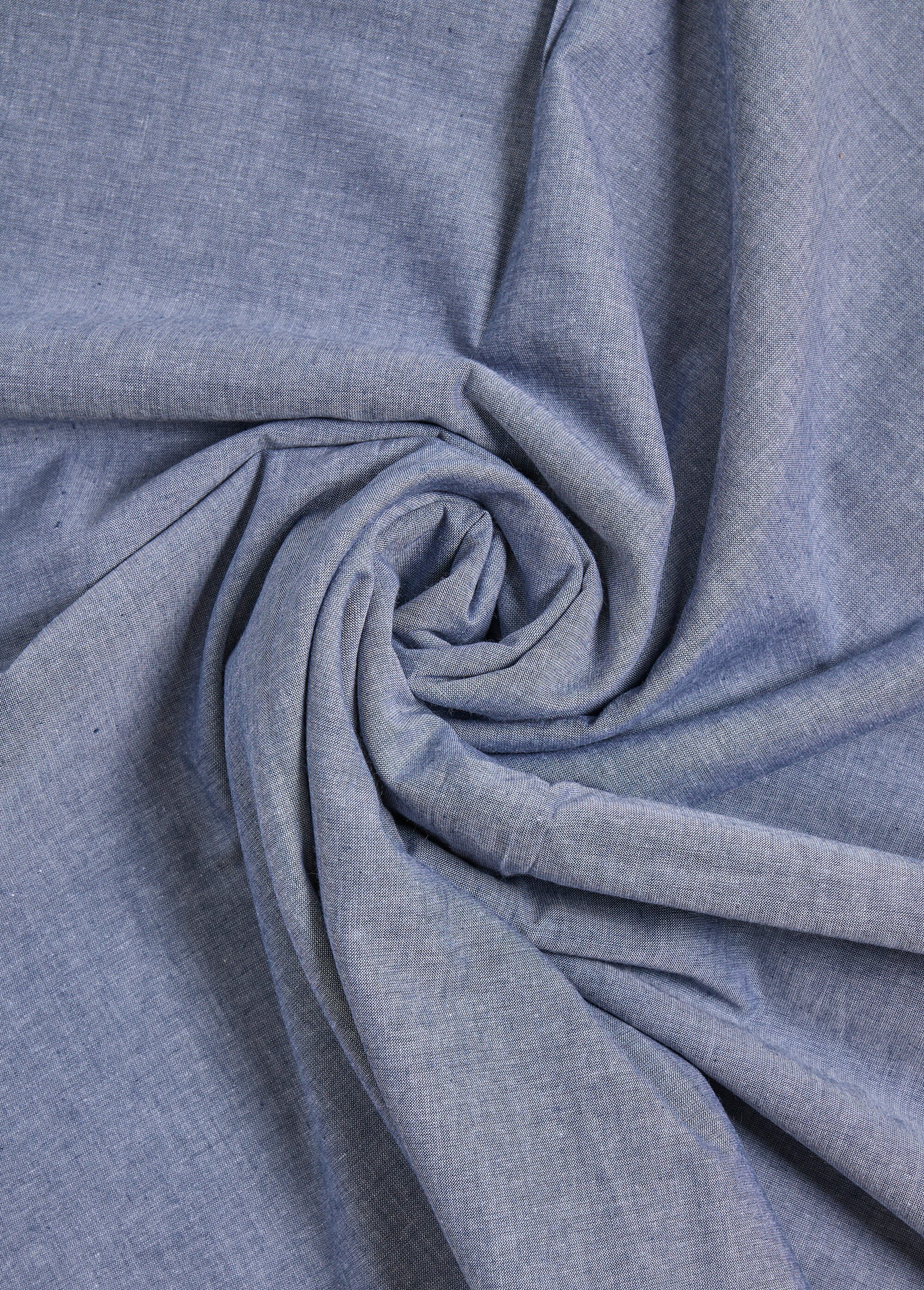 Coupon de tissu en chambray, Charly