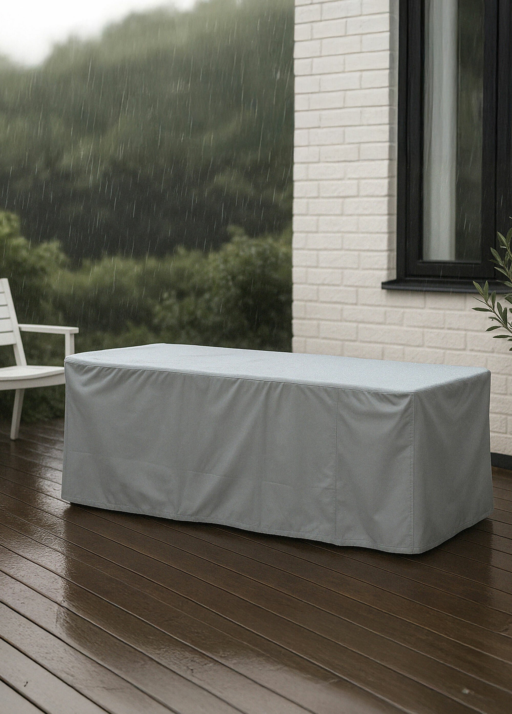 Protection pour banc, 180 x 50 x 60cm GRIS VEN-6943-165 SI1