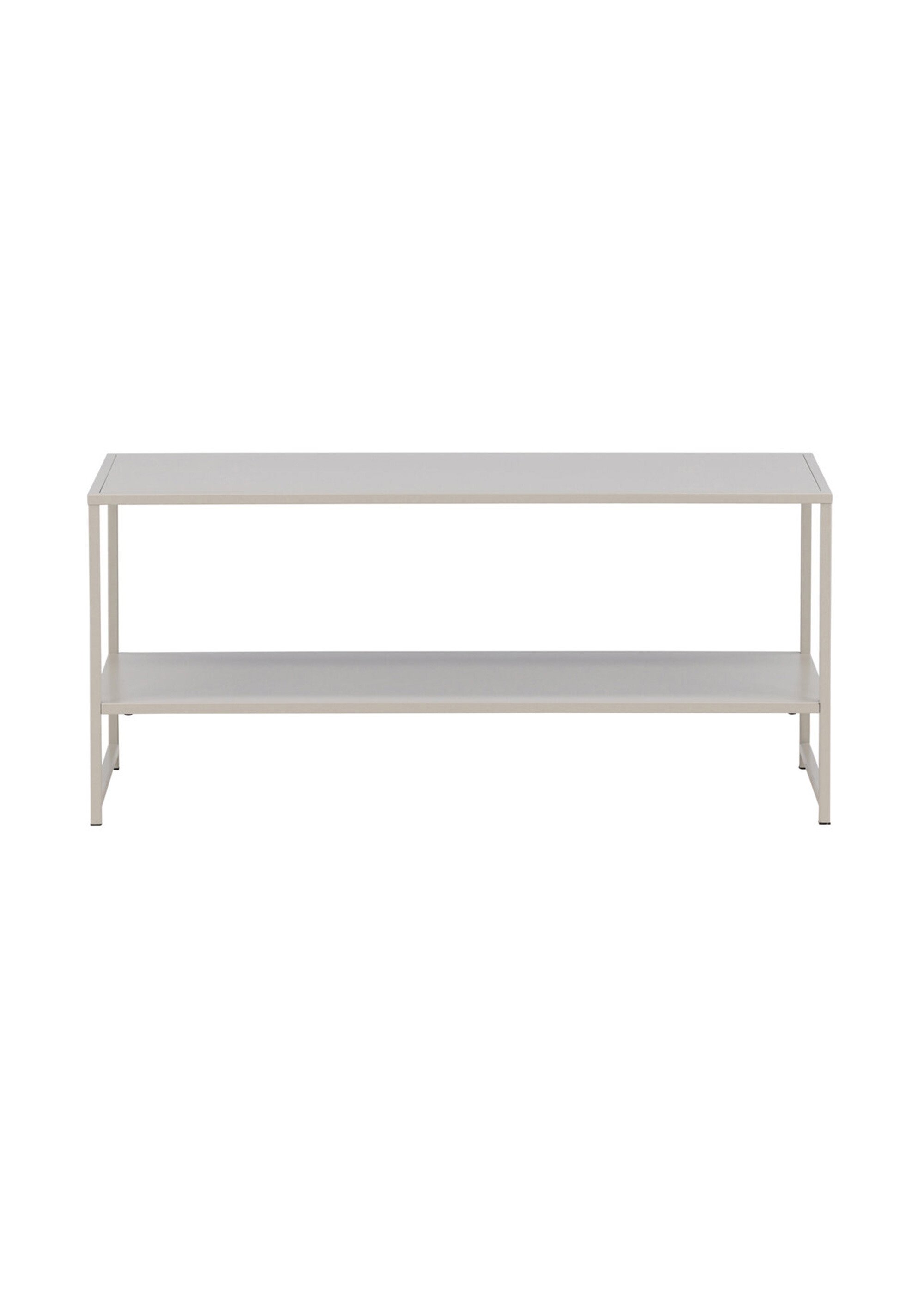 Table basse design en acier, 2 niveaux BEIGE VEN-18074-250 DE3