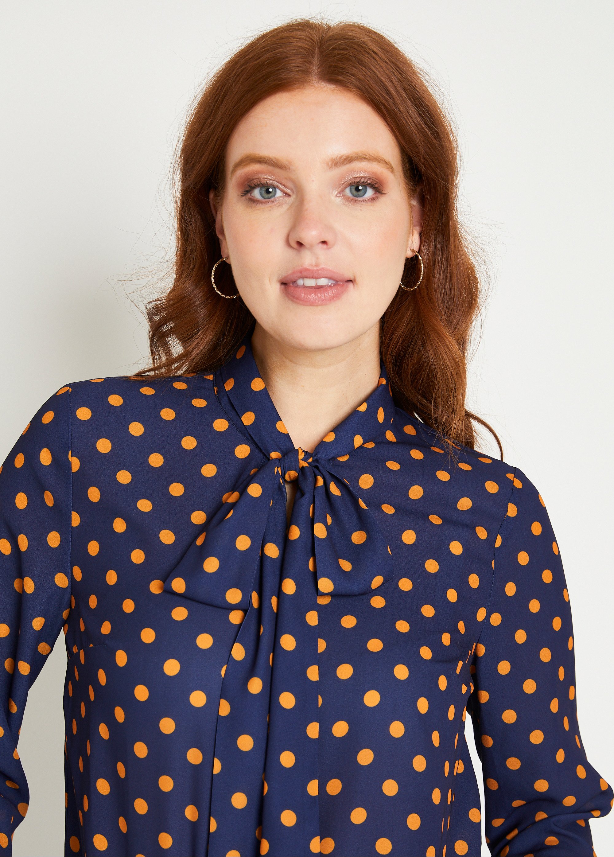 Daniela Gregis - robe chemise tunique bleu marine - Boutique
