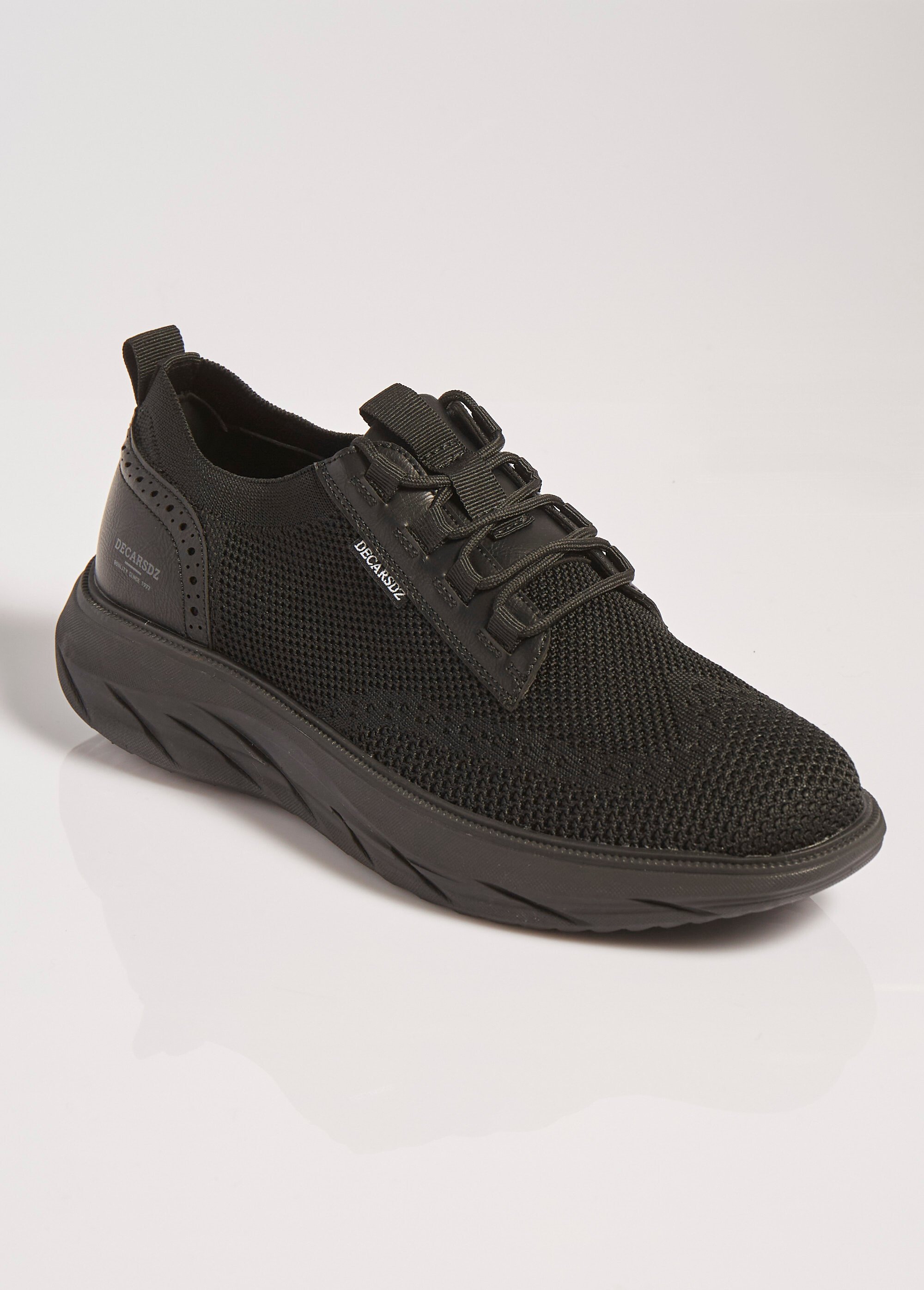 Baskets sporty en mesh, détails chic Homme Noir ELOEL0928B FA1