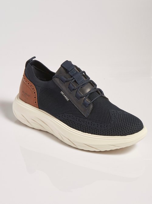 Baskets sporty en mesh, détails chic Homme Bleu ELOEL0928B FA1