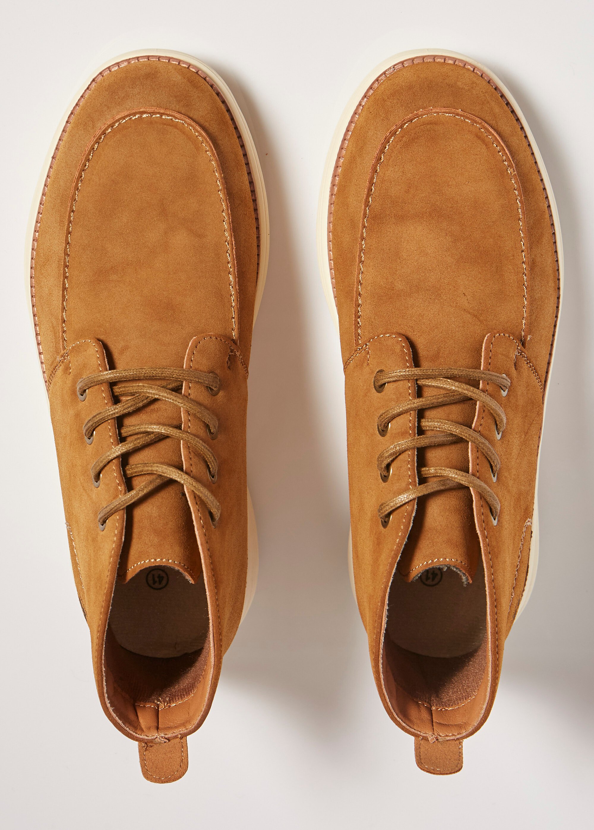 Chaussures montantes style Desert boots Homme Marron ELOEL0972 OV1