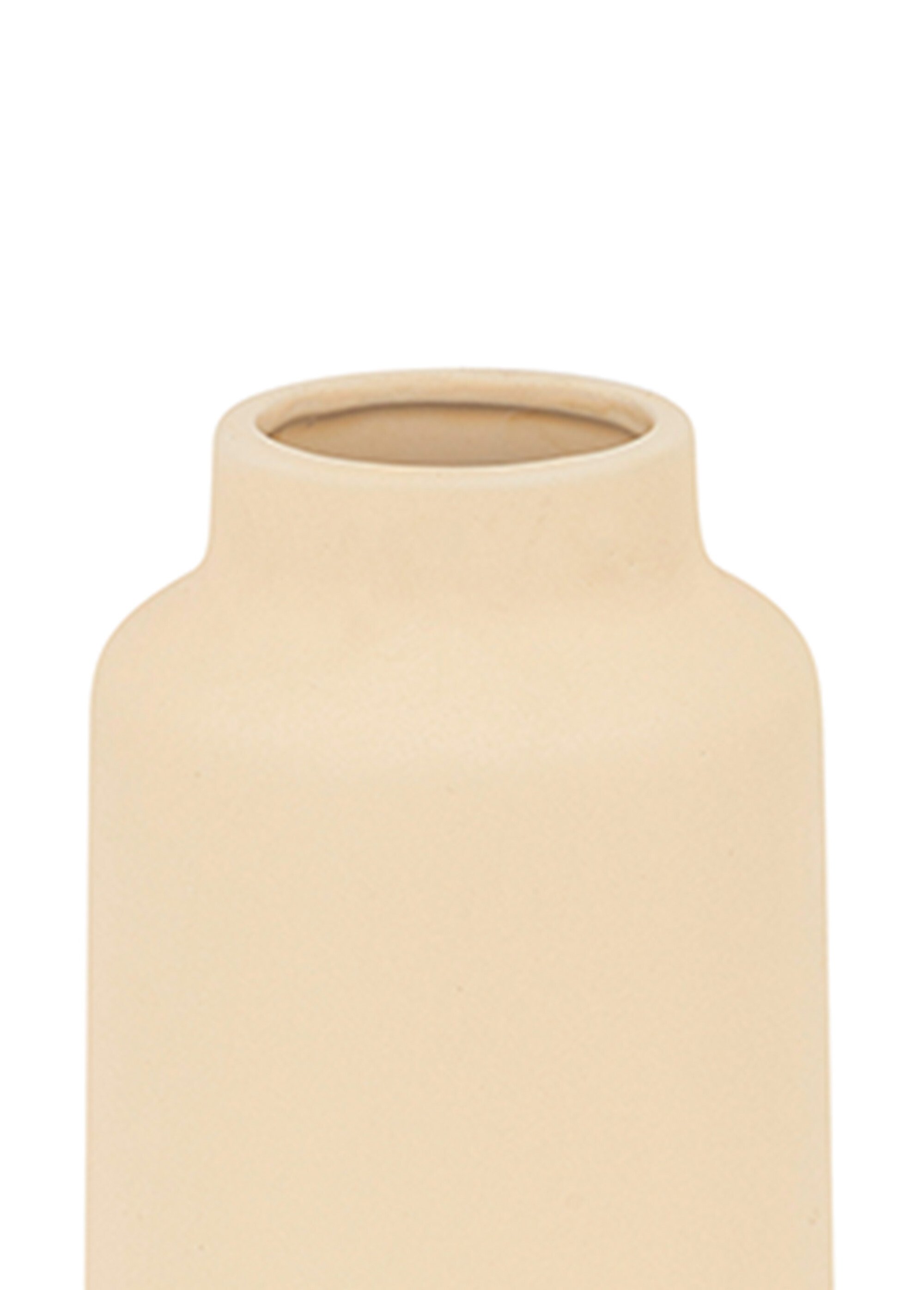 Grand vase allongé céramique 30cm RILY Beige JJA-204291A DE1