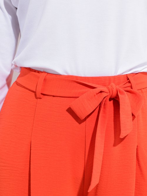 Jupe-culotte longue ceinture élastiquée dos Femme Rose LORALIE DE1