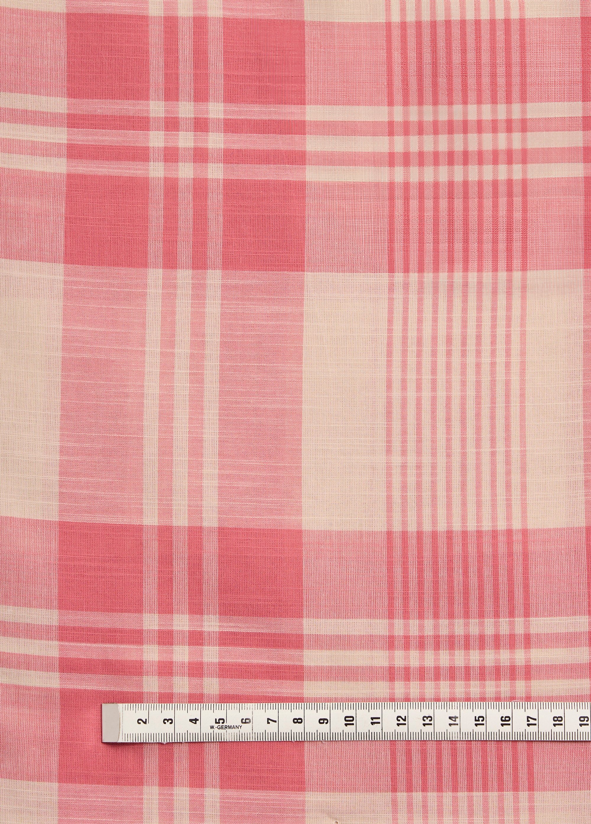 Coupon tissu carreaux écossais, Jaipur
